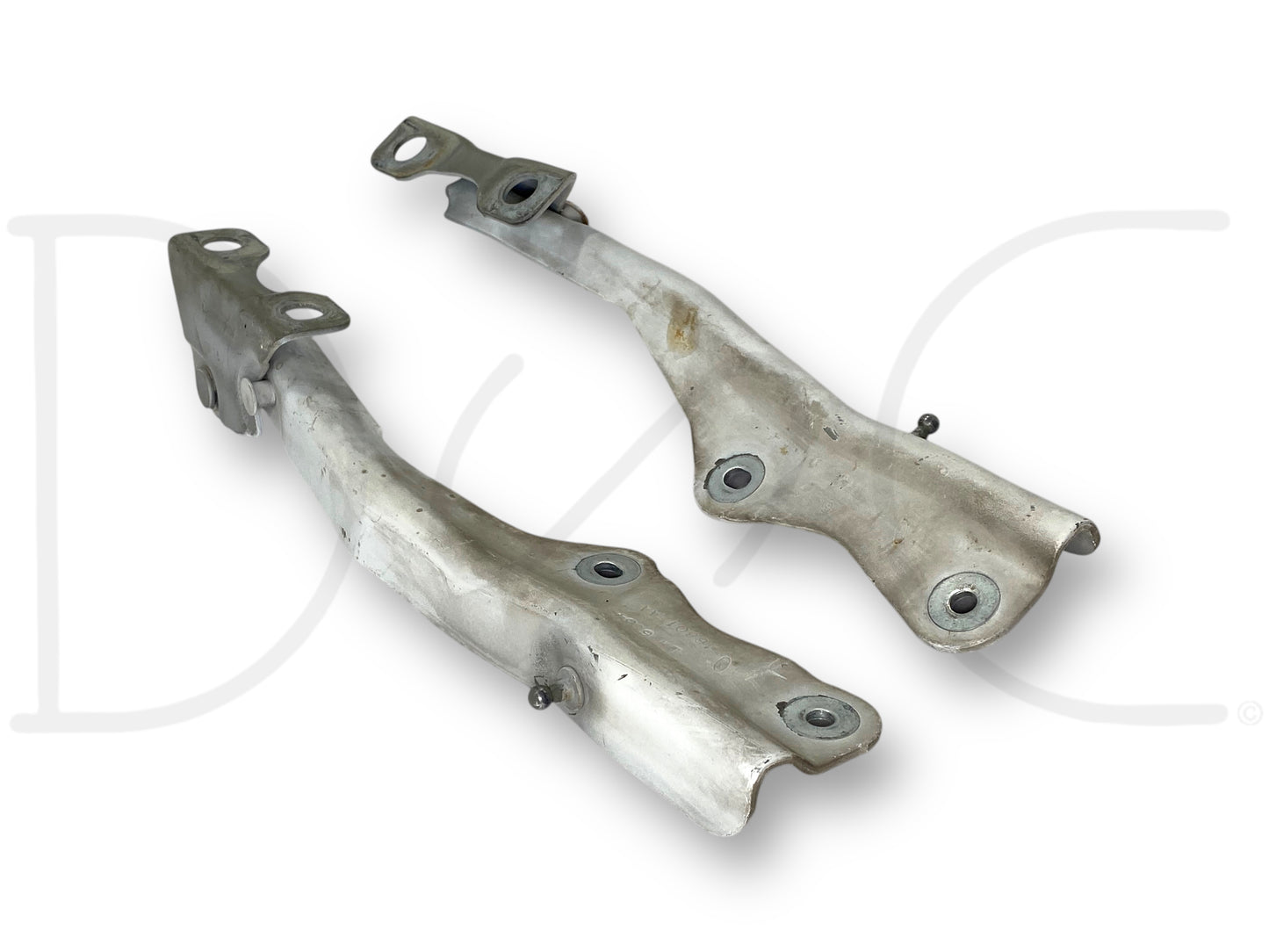 99-07 Ford F250 F350 Super Duty Hood Hinge Set White Hood Hinges OE RH LH Pair