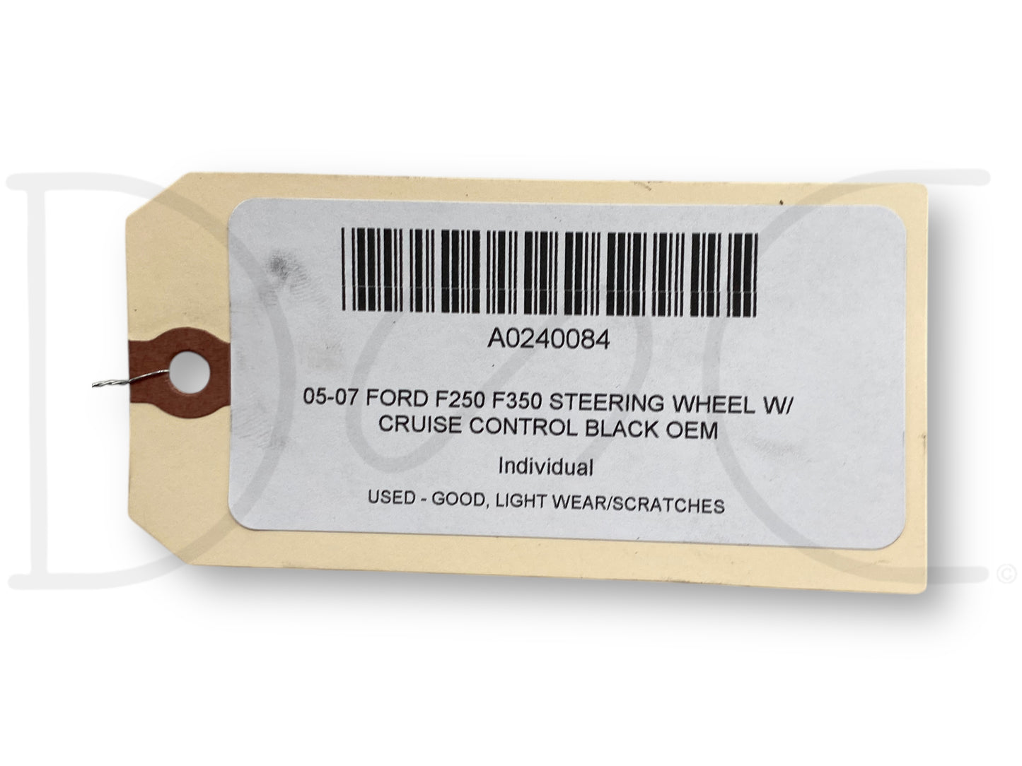 05-07 Ford F250 F350 Steering Wheel W/ Cruise Control Black OEM