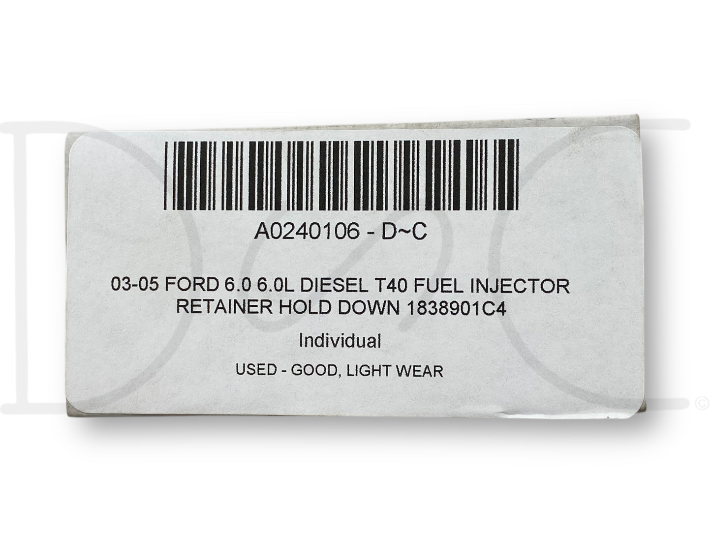 03-05 Ford 6.0 6.0L Diesel T40 Fuel Injector Retainer Hold Down 1838901C4