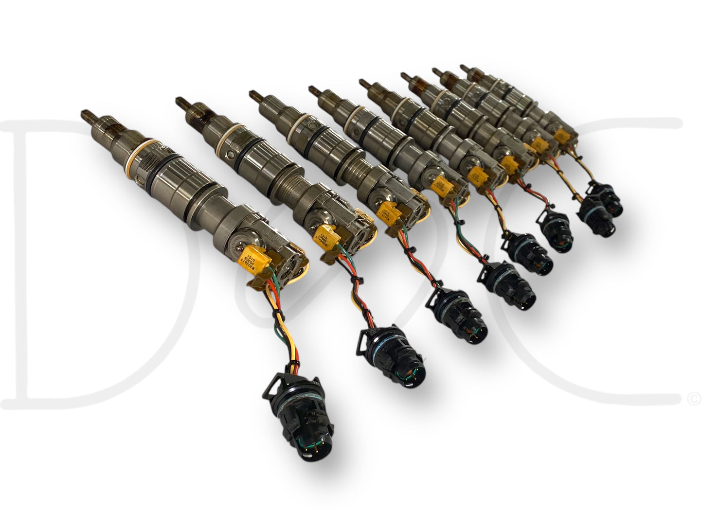 03-07 Ford F250 F350 6.0 6.0L Diesel Fuel Injector Set (8) Injectors *Cores*