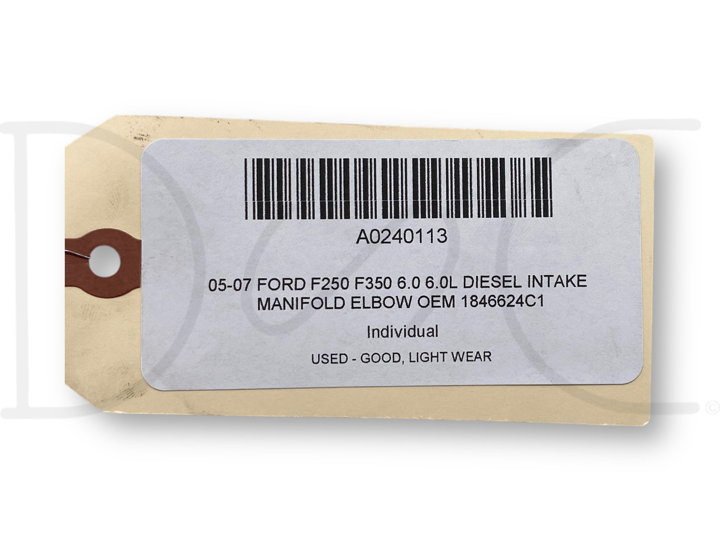 05-07 Ford F250 F350 6.0 6.0L Diesel Intake Manifold Elbow OEM 1846624C1