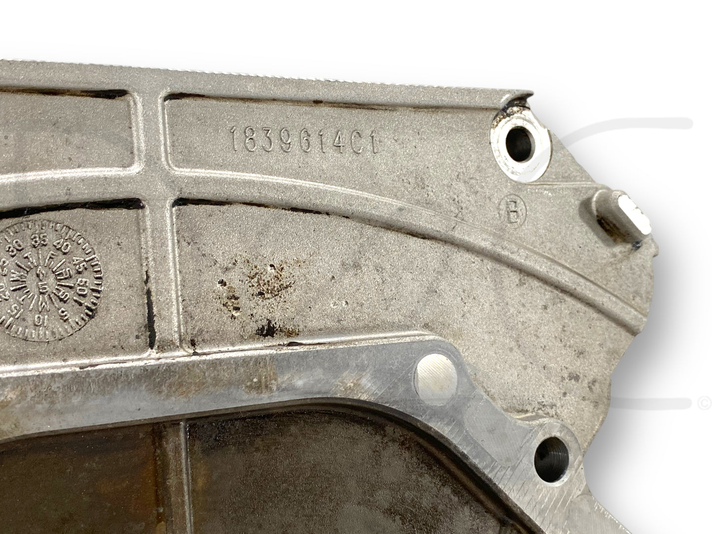 03-07 Ford F250 F350 6.0 5R110 Auto Trans Rear Engine Adapter Plate OE 1839614C1