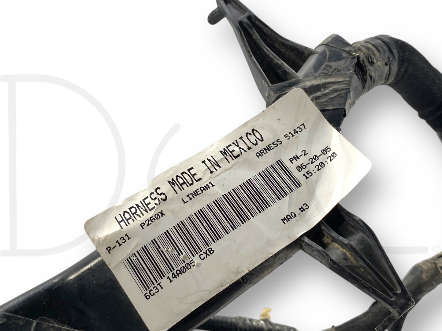 06-07 Ford F250 F350 XLT Crew Cab Interior Wiring Harness 6C3T-14A005-P260R Cxb