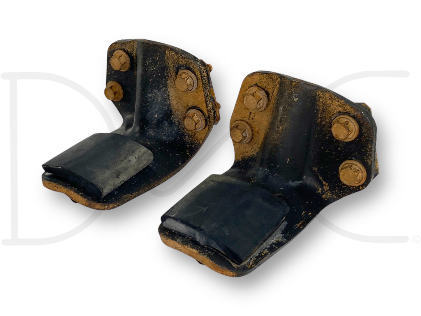 99-16 Ford F250 F350 Rear Auxiliary Leaf Spring Overload Bracket Set OE