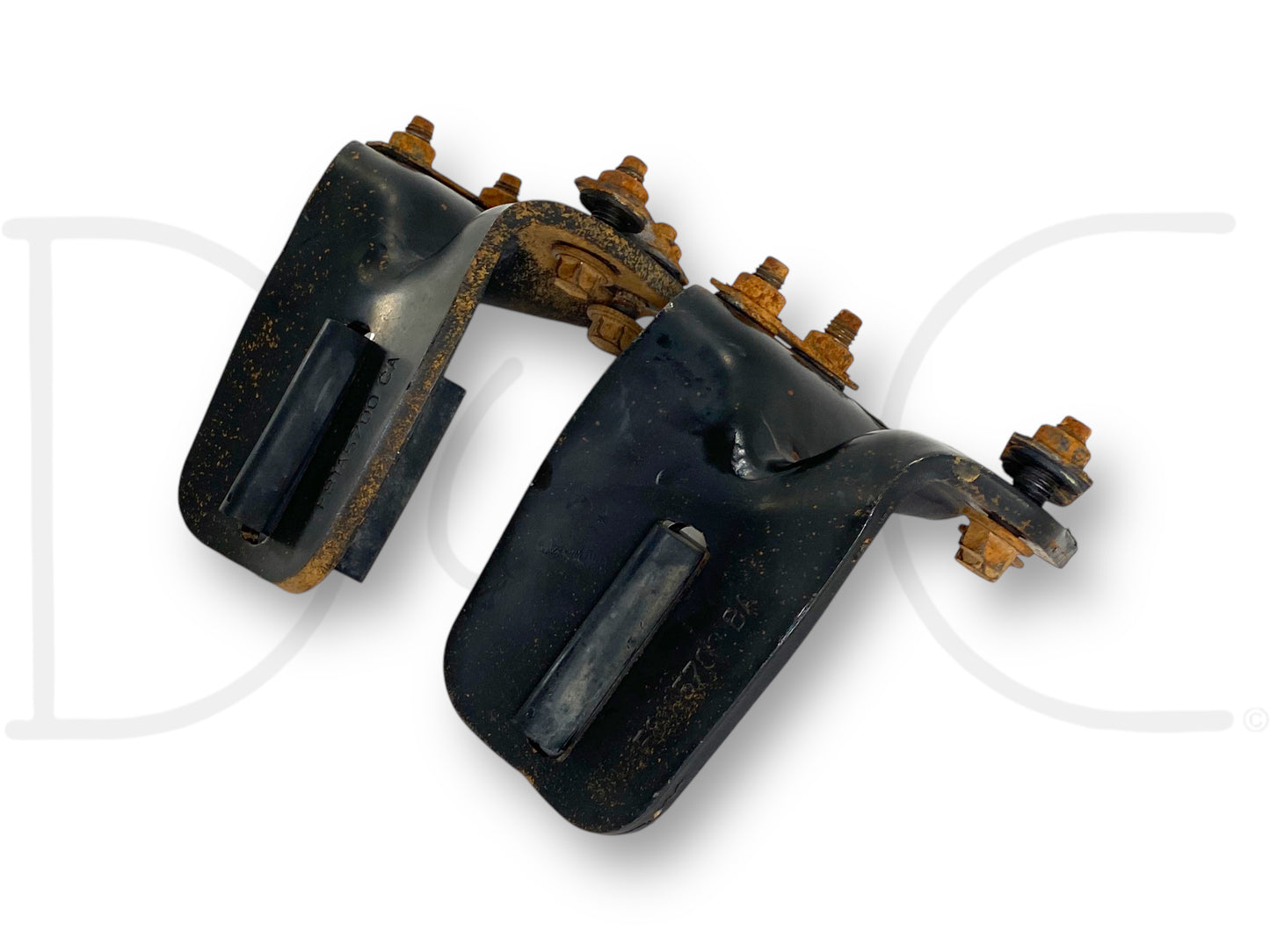 99-16 Ford F250 F350 Rear Auxiliary Leaf Spring Overload Bracket Set OE