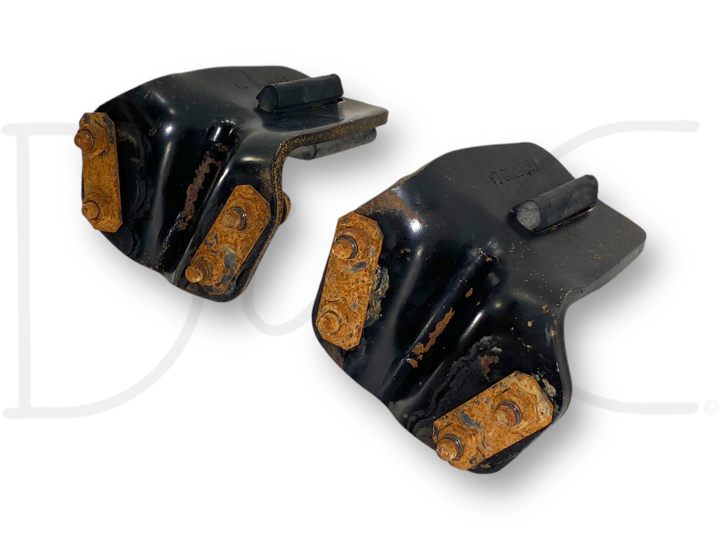 99-16 Ford F250 F350 Rear Auxiliary Leaf Spring Overload Bracket Set OE