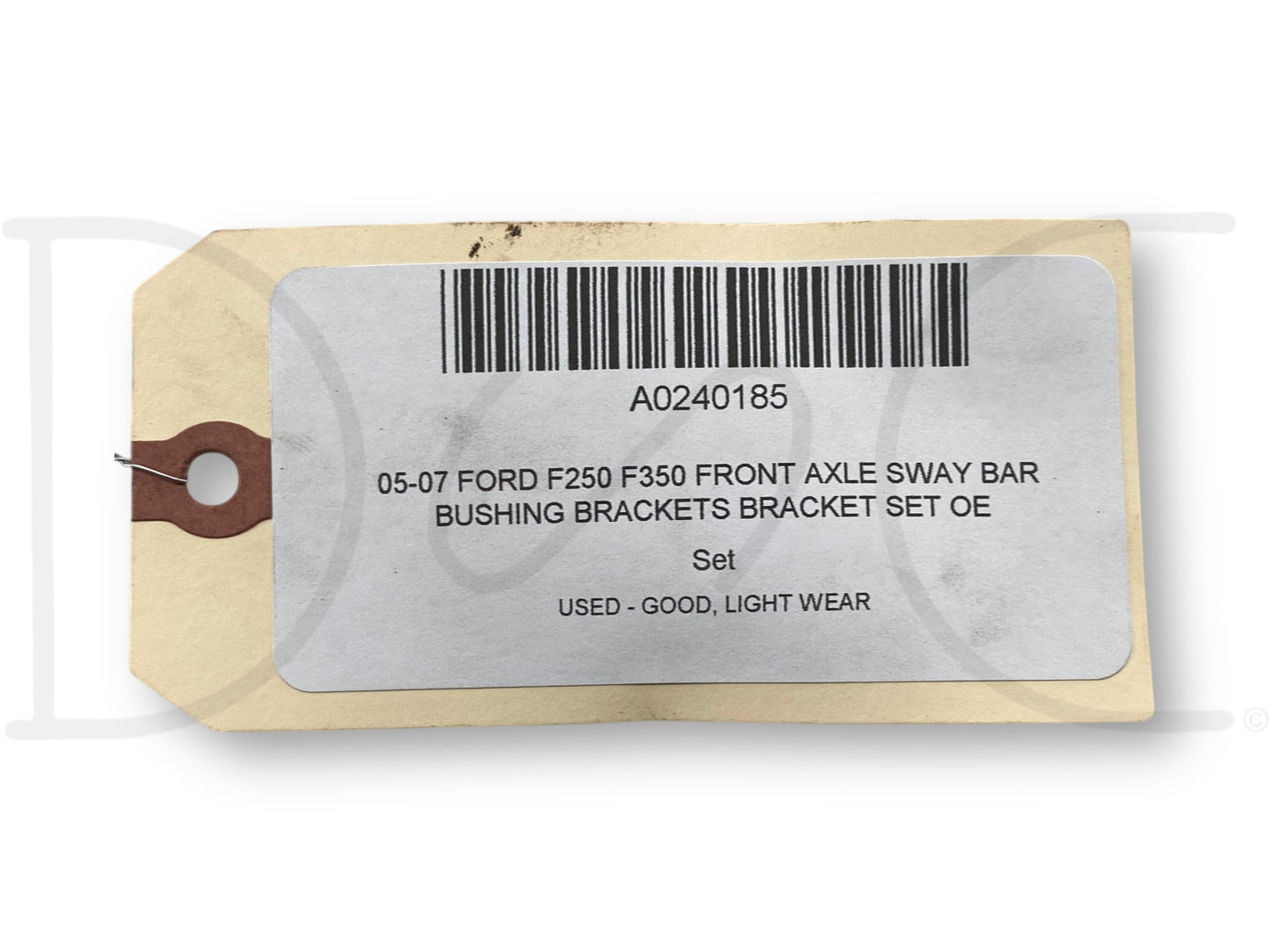 05-07 Ford F250 F350 Front Axle Sway Bar Bushing Brackets Bracket Set OE