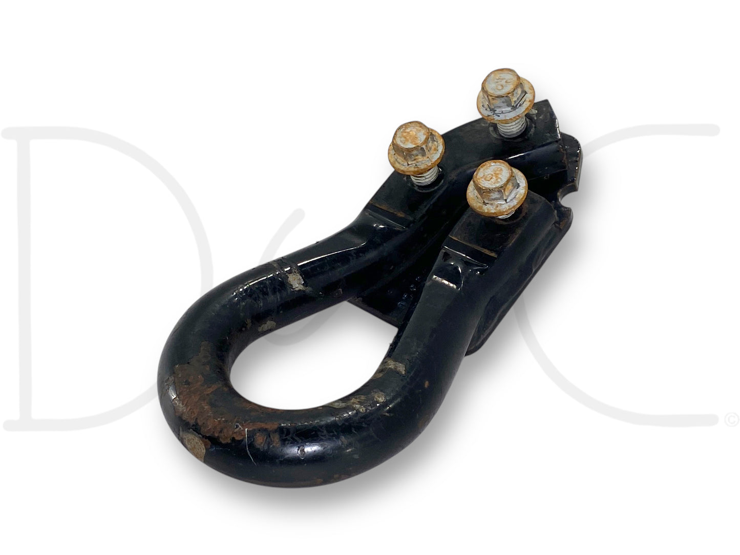 00-07 Ford F250 F350 Tow Hook Recovery Loop Black W/ Bolts 5C34-17A954-AB
