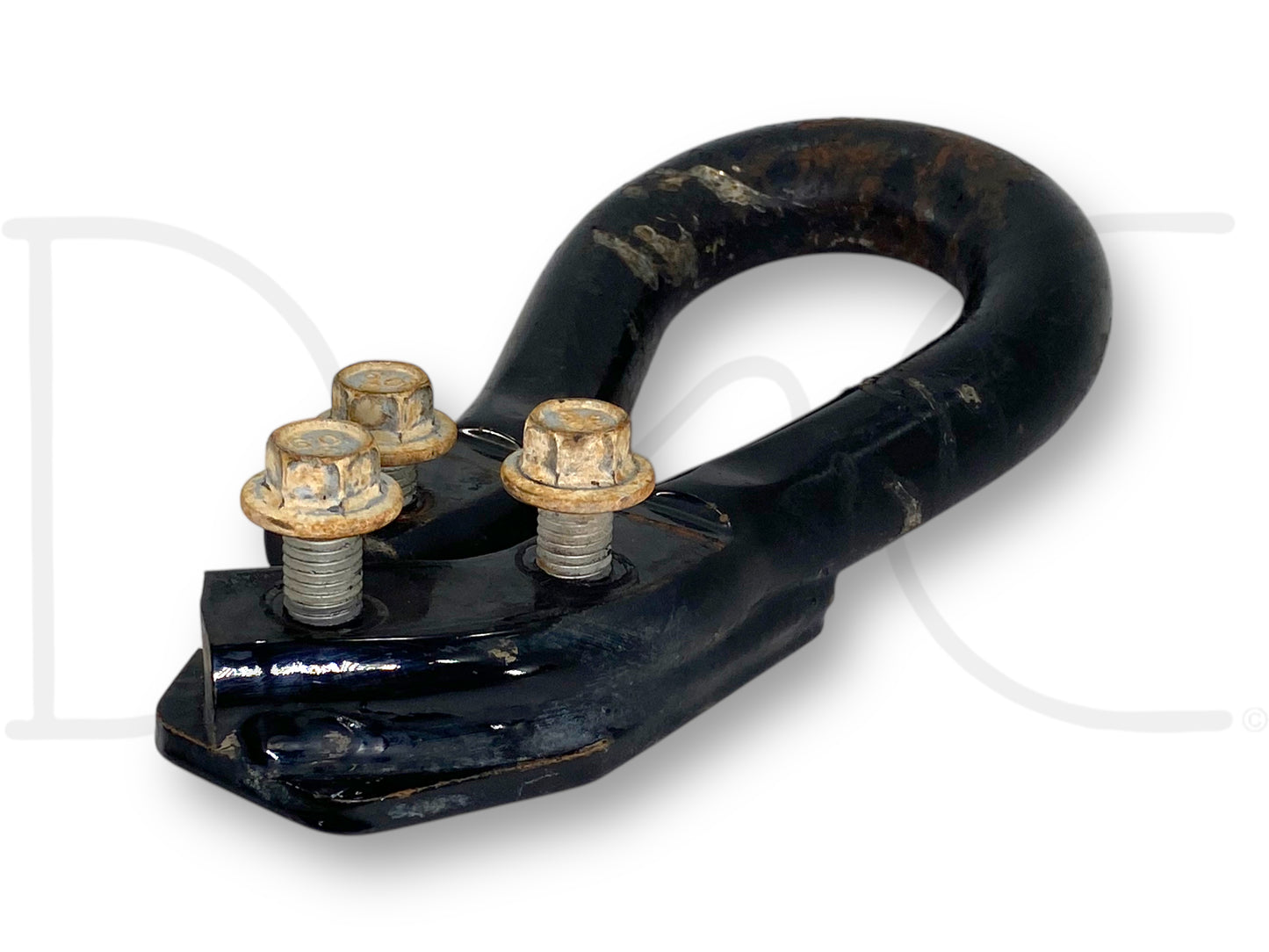 00-07 Ford F250 F350 Tow Hook Recovery Loop Black W/ Bolts 5C34-17A954-AB