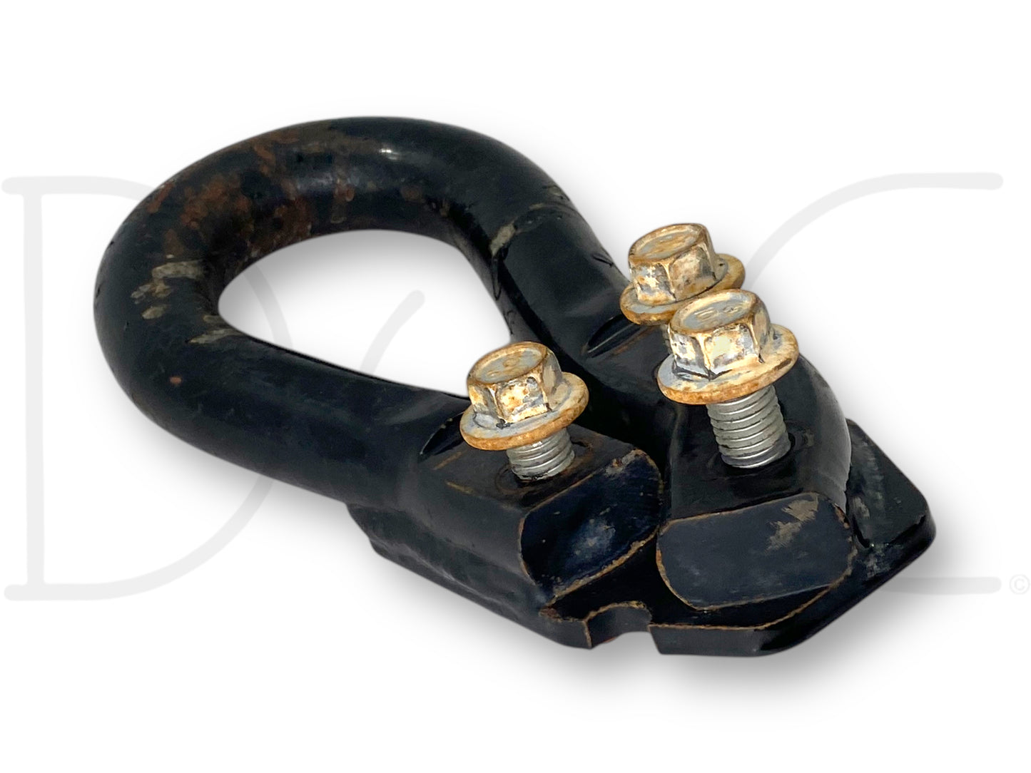 00-07 Ford F250 F350 Tow Hook Recovery Loop Black W/ Bolts 5C34-17A954-AB