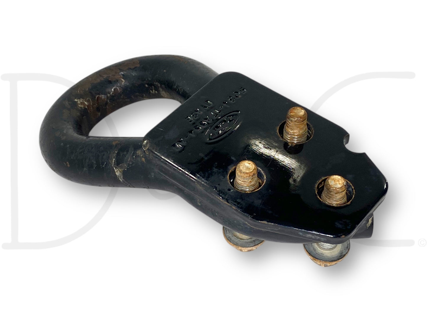 00-07 Ford F250 F350 Tow Hook Recovery Loop Black W/ Bolts 5C34-17A954-AB