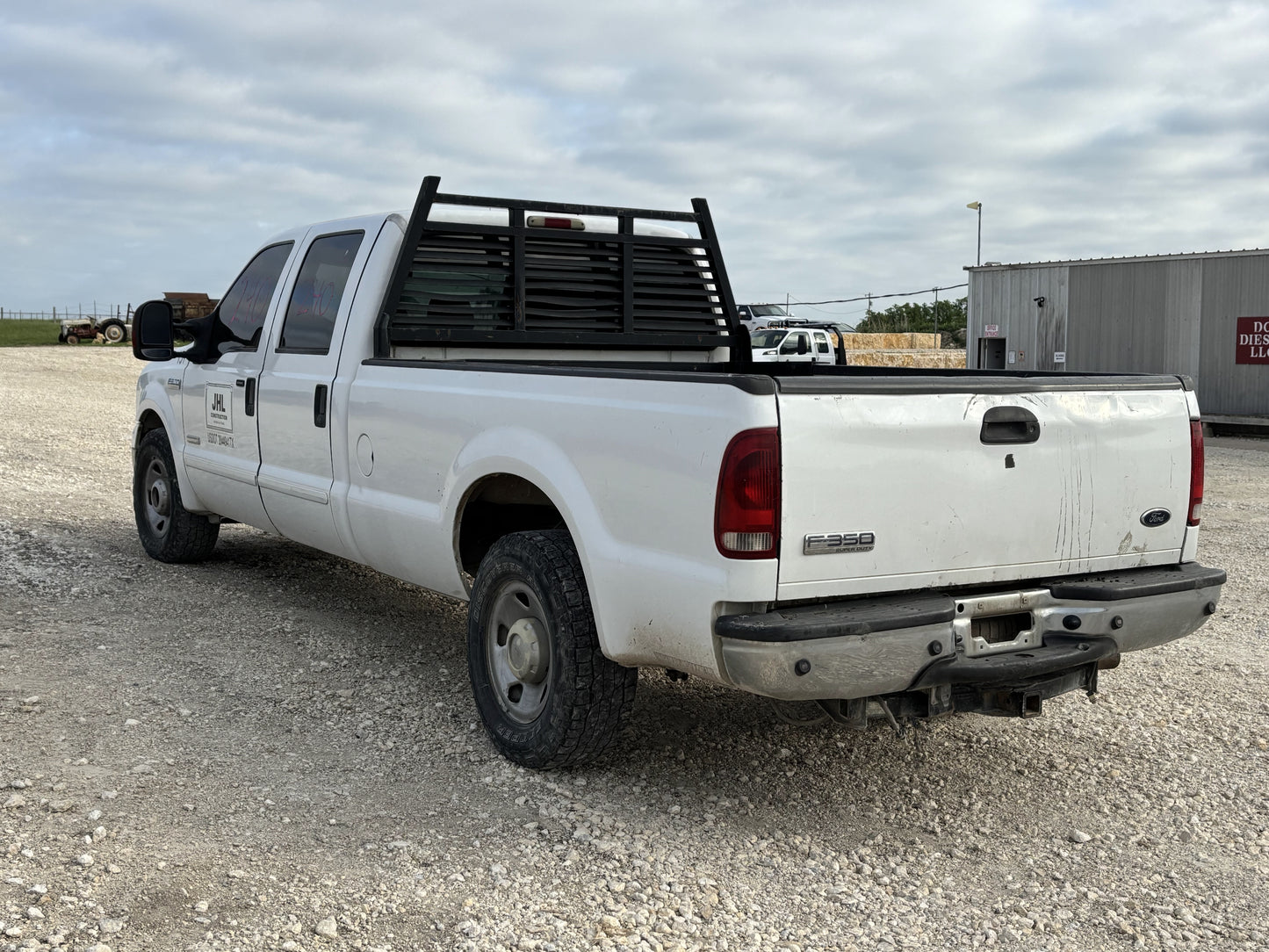 99-07 Ford F250 F350 Rear LH Left Driver Crew Cab Door Z1 White Electric