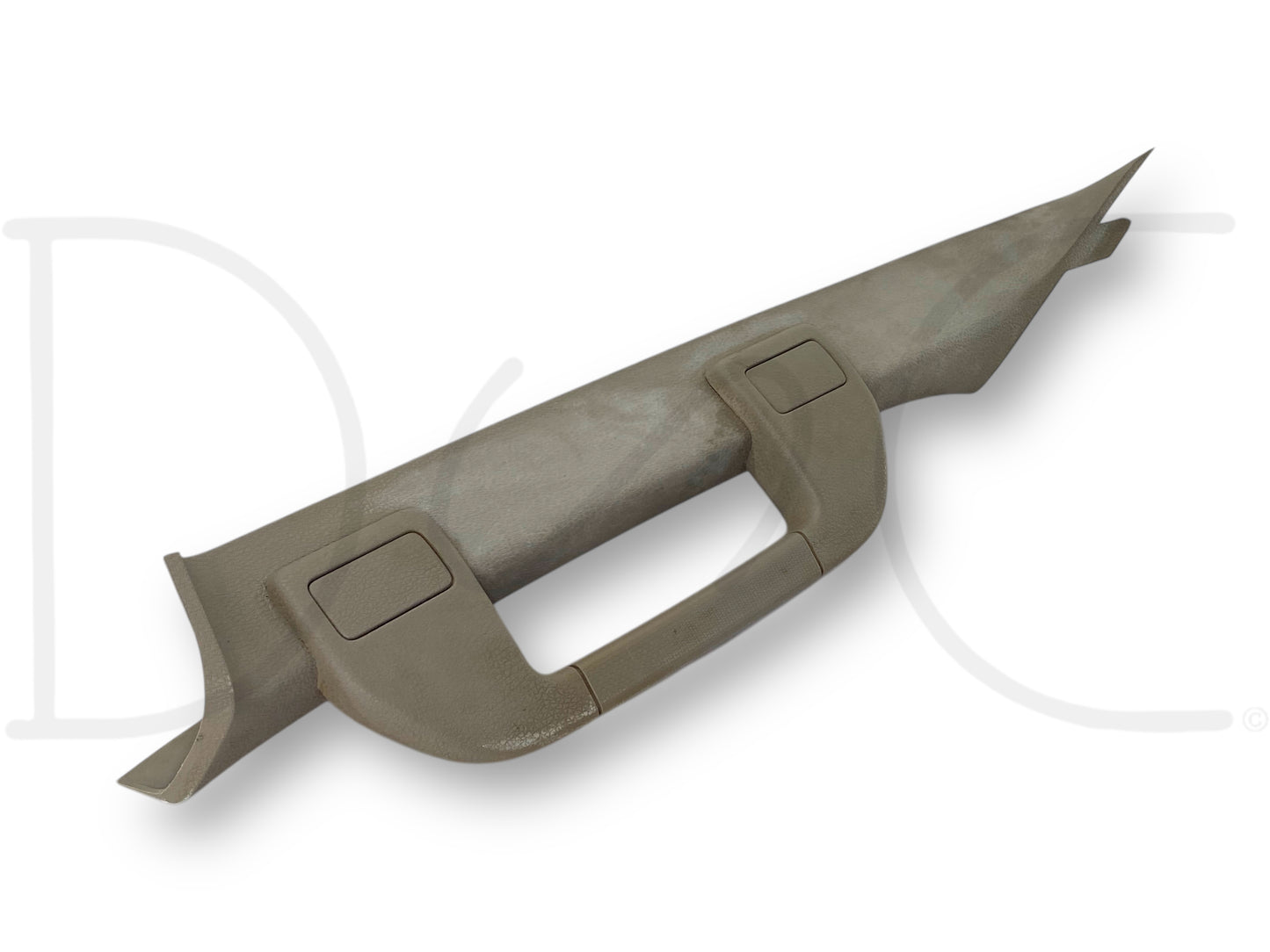 08-10 Ford F250 F350 LH Left Driver A-Pillar Trim W/ Grab Handle Stone OE