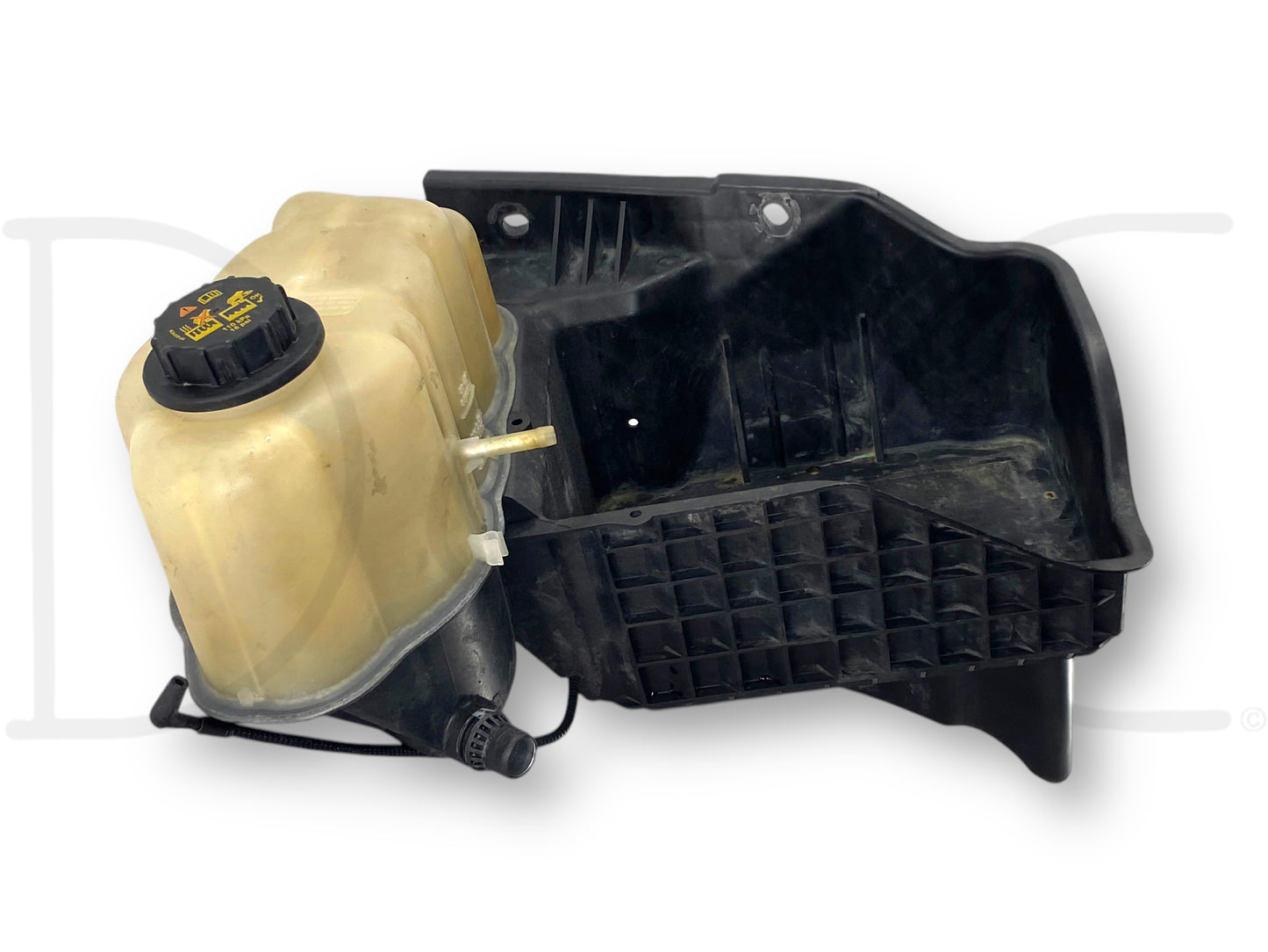 08-10 Ford F250 F350 6.4 Radiator Coolant Overflow Reservoir Tank Battery Tray