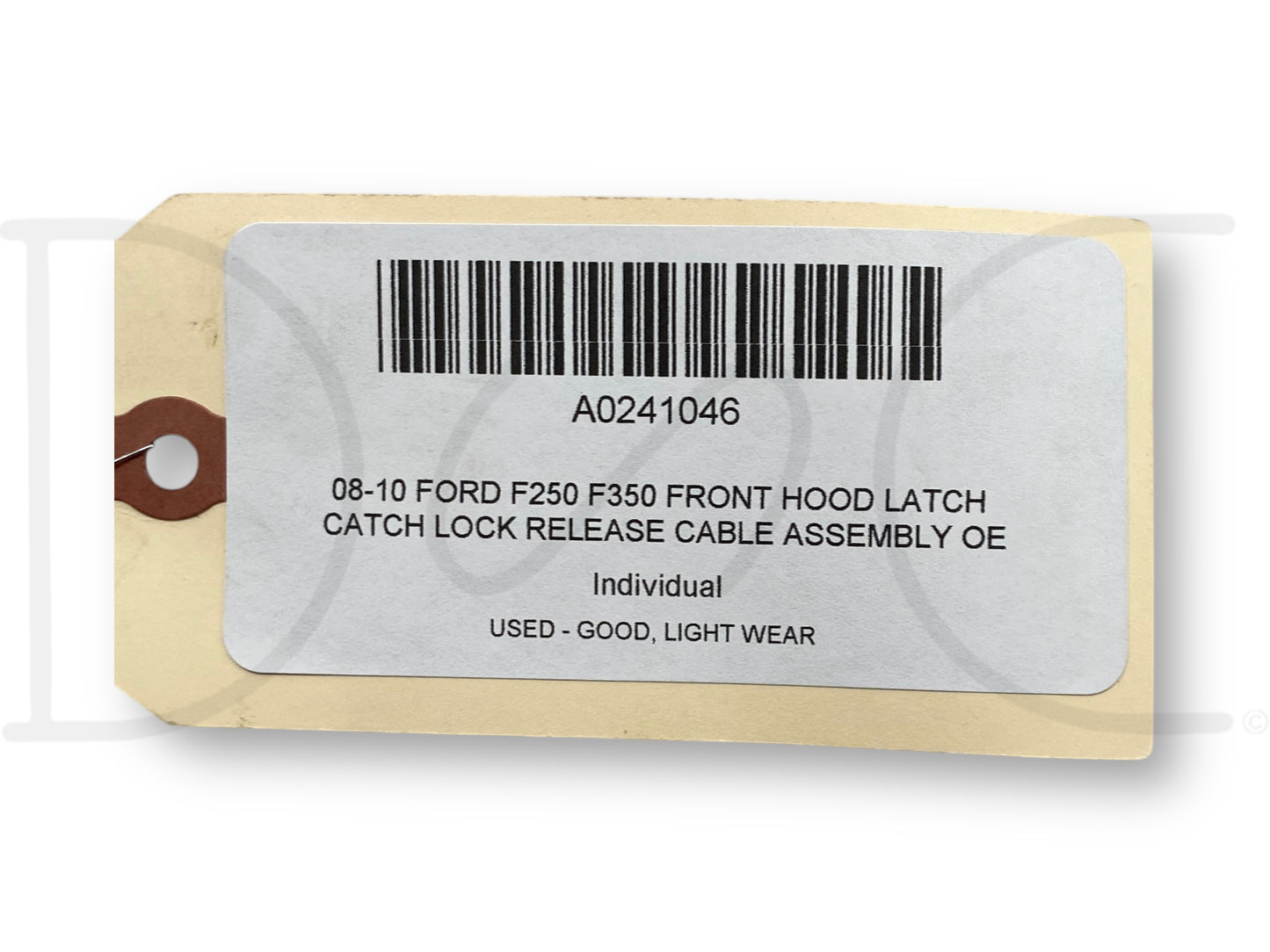 08-10 Ford F250 F350 Front Hood Latch Catch Lock Release Cable Assembly OE
