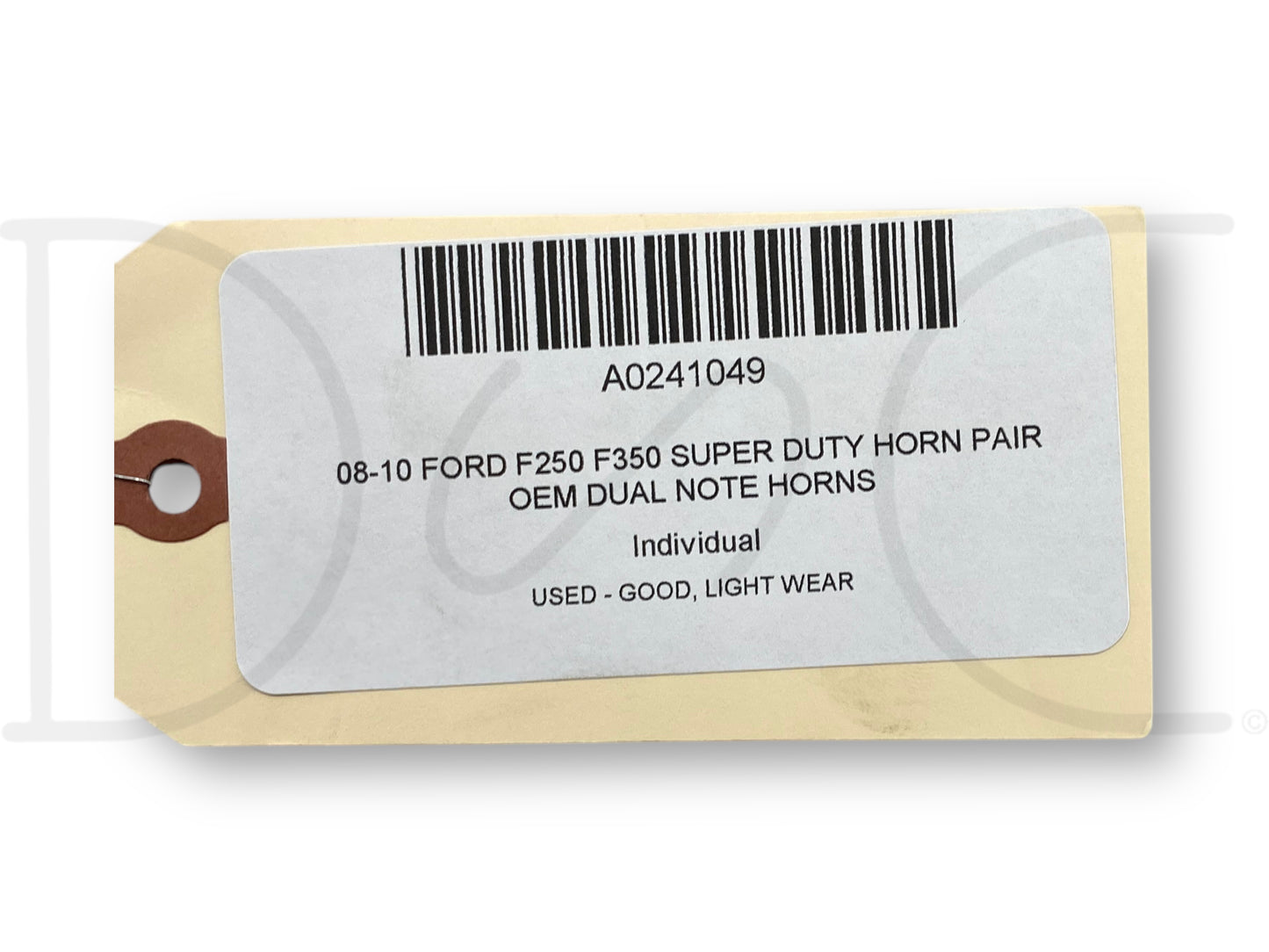 08-10 Ford F250 F350 Super Duty Horn Pair OEM Dual Note Horns