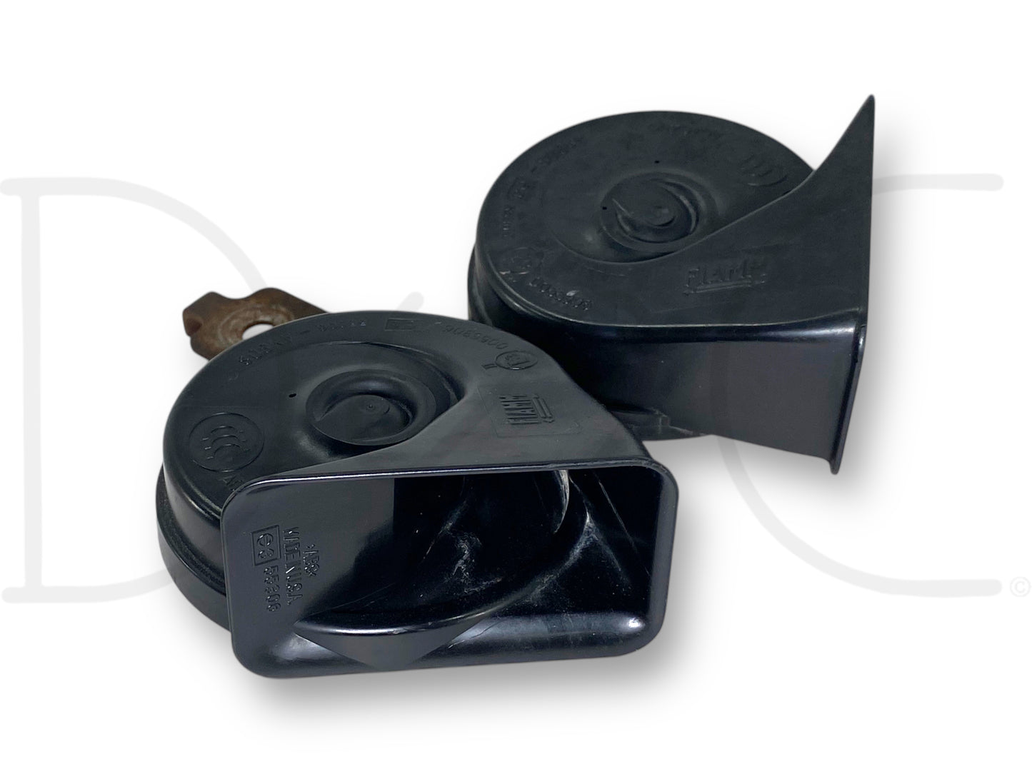 08-10 Ford F250 F350 Super Duty Horn Pair OEM Dual Note Horns