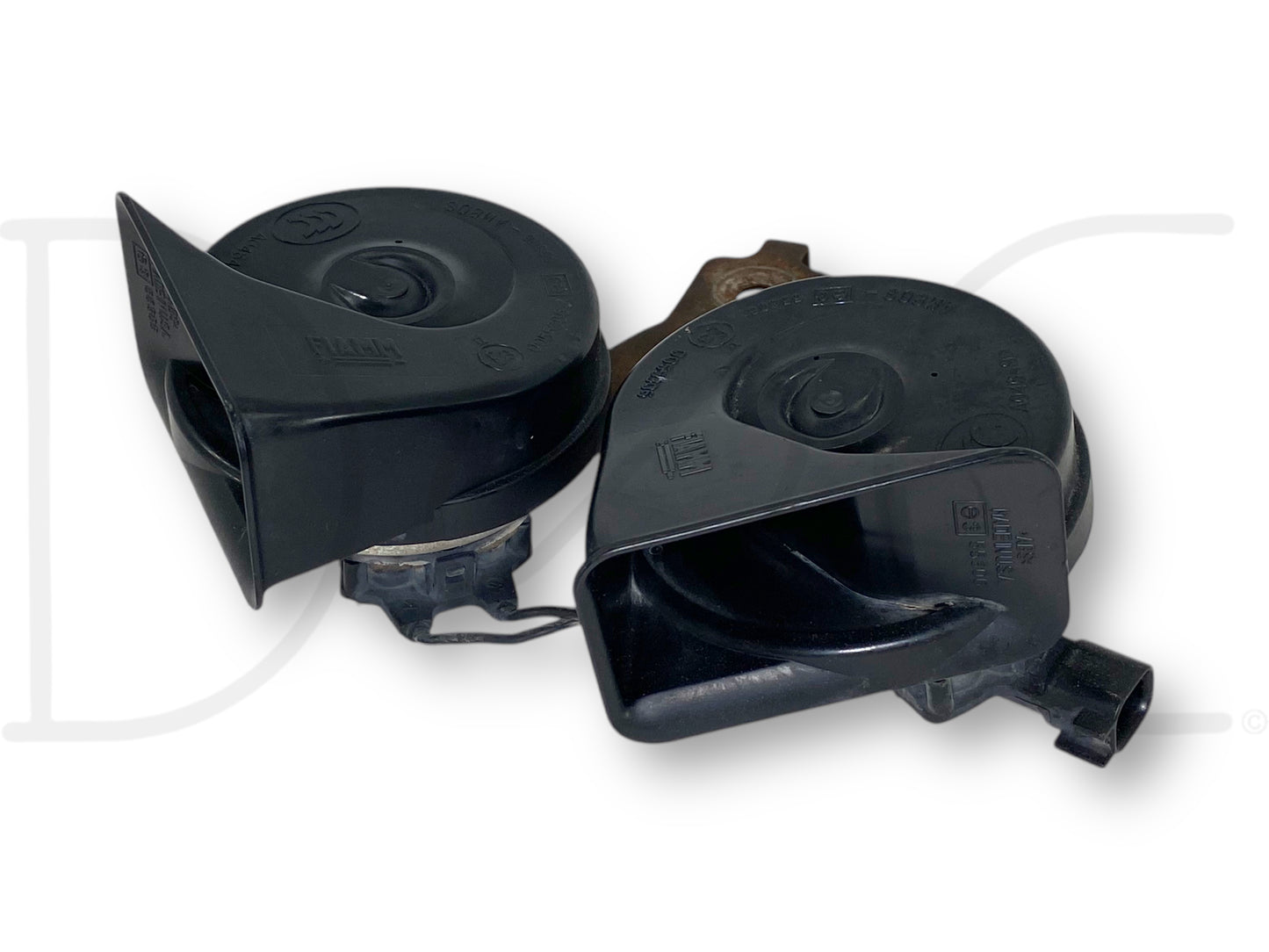 08-10 Ford F250 F350 Super Duty Horn Pair OEM Dual Note Horns