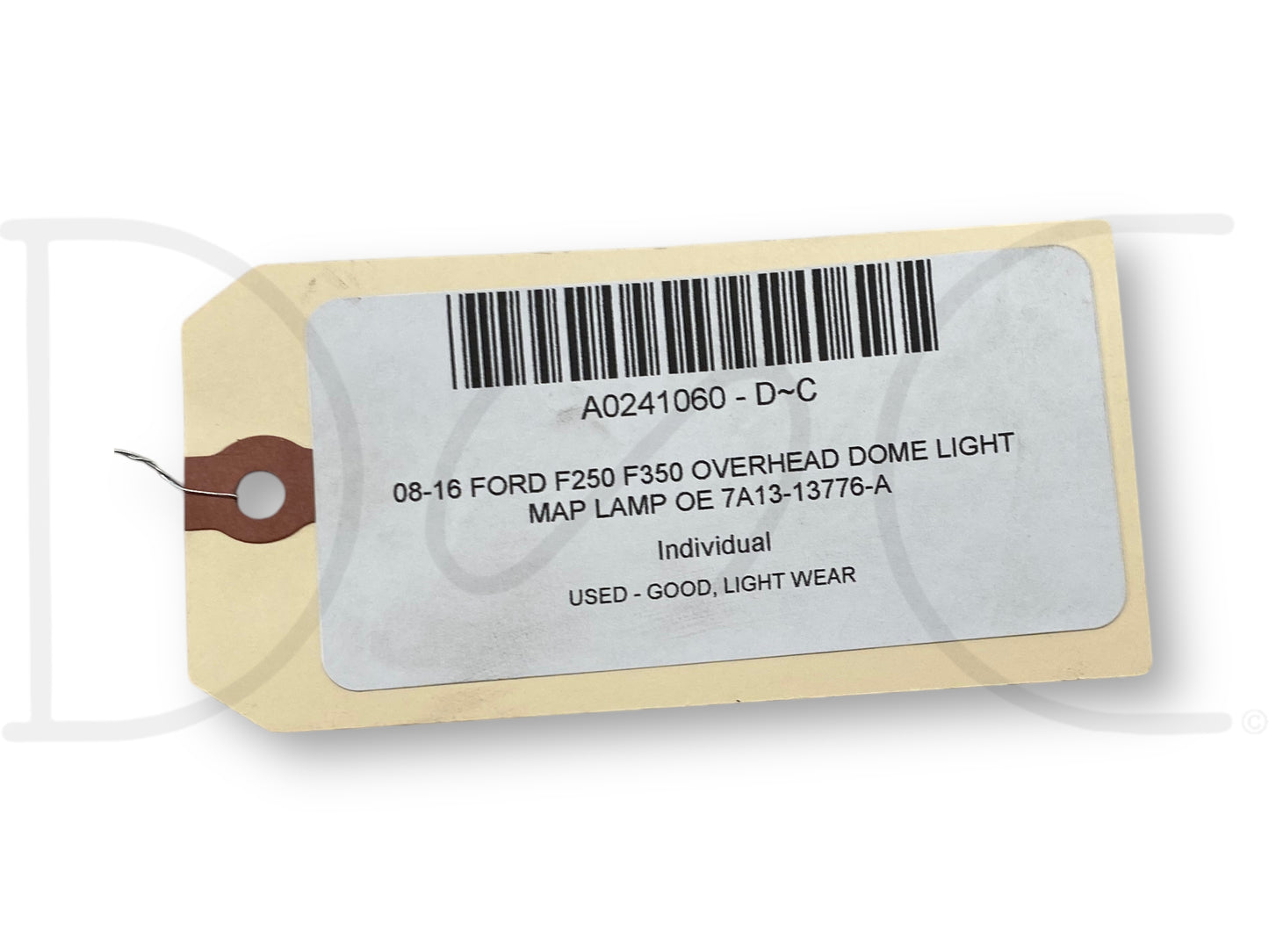 08-16 Ford F250 F350 Overhead Dome Light Map Lamp OE 7A13-13776-A