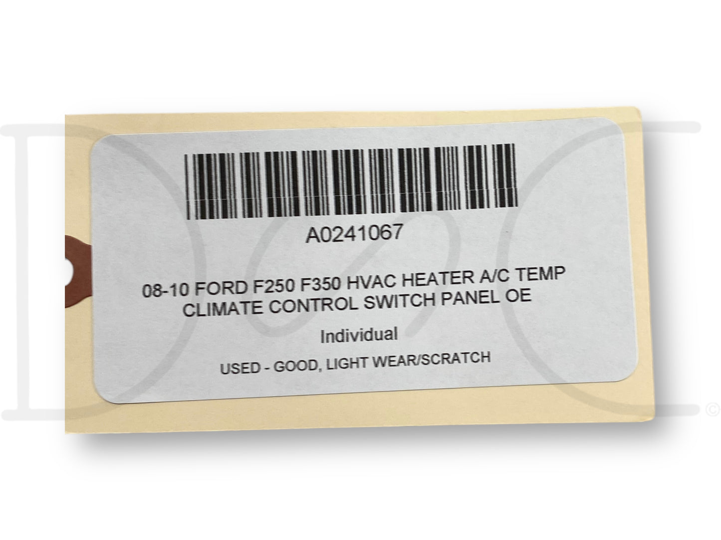 08-10 Ford F250 F350 HVAC Heater A/C Temp Climate Control Switch Panel OE
