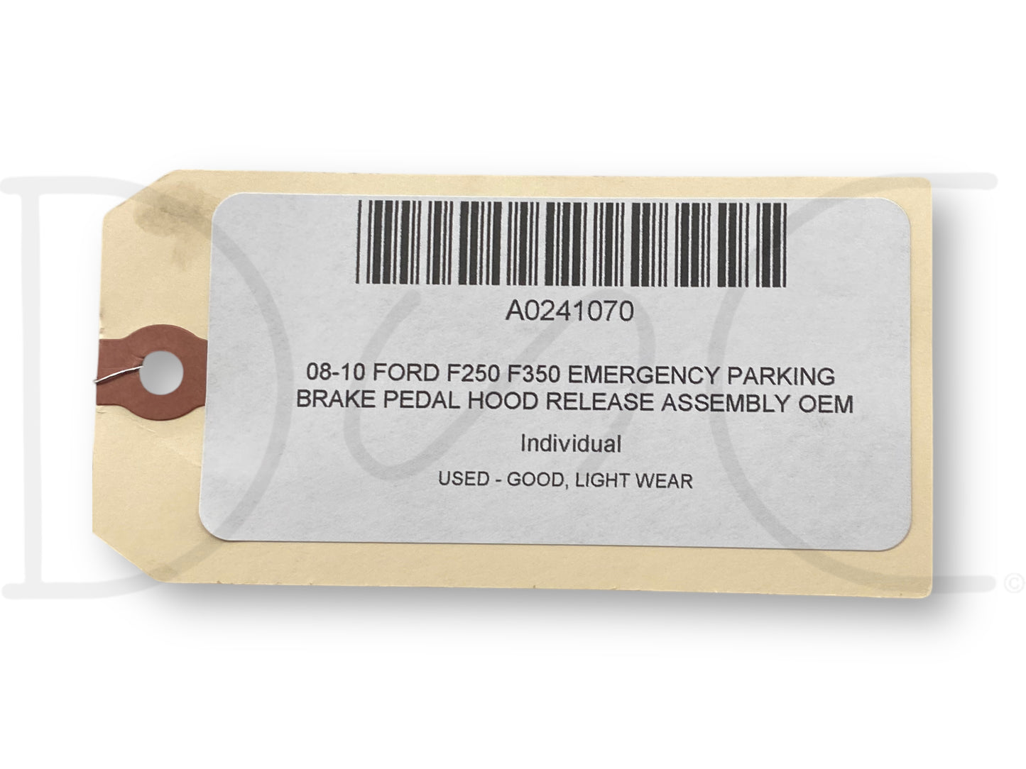 08-10 Ford F250 F350 Emergency Parking Brake Pedal Hood Release Assembly OEM