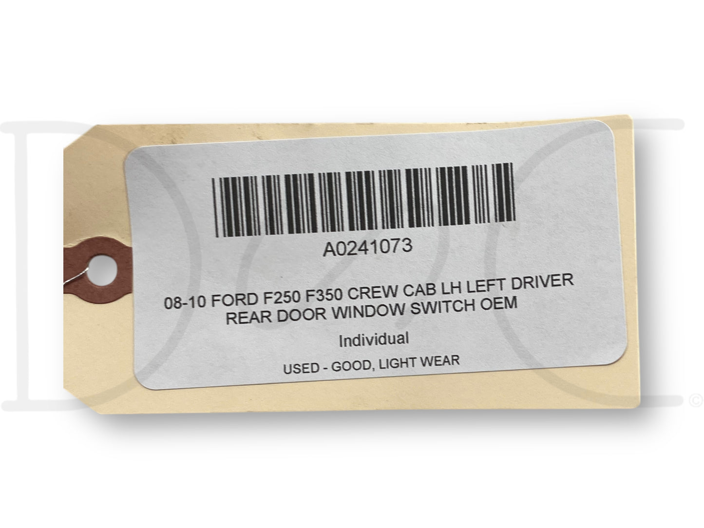 08-10 Ford F250 F350 Crew Cab LH Left Driver Rear Door Window Switch OEM