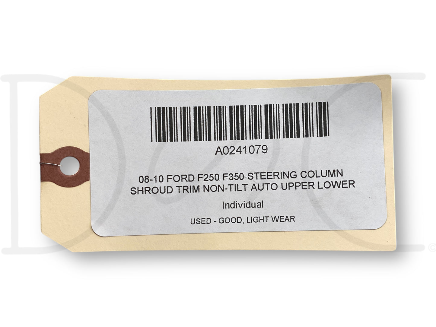 08-10 Ford F250 F350 Steering Column Shroud Trim Non-Tilt Auto Upper Lower