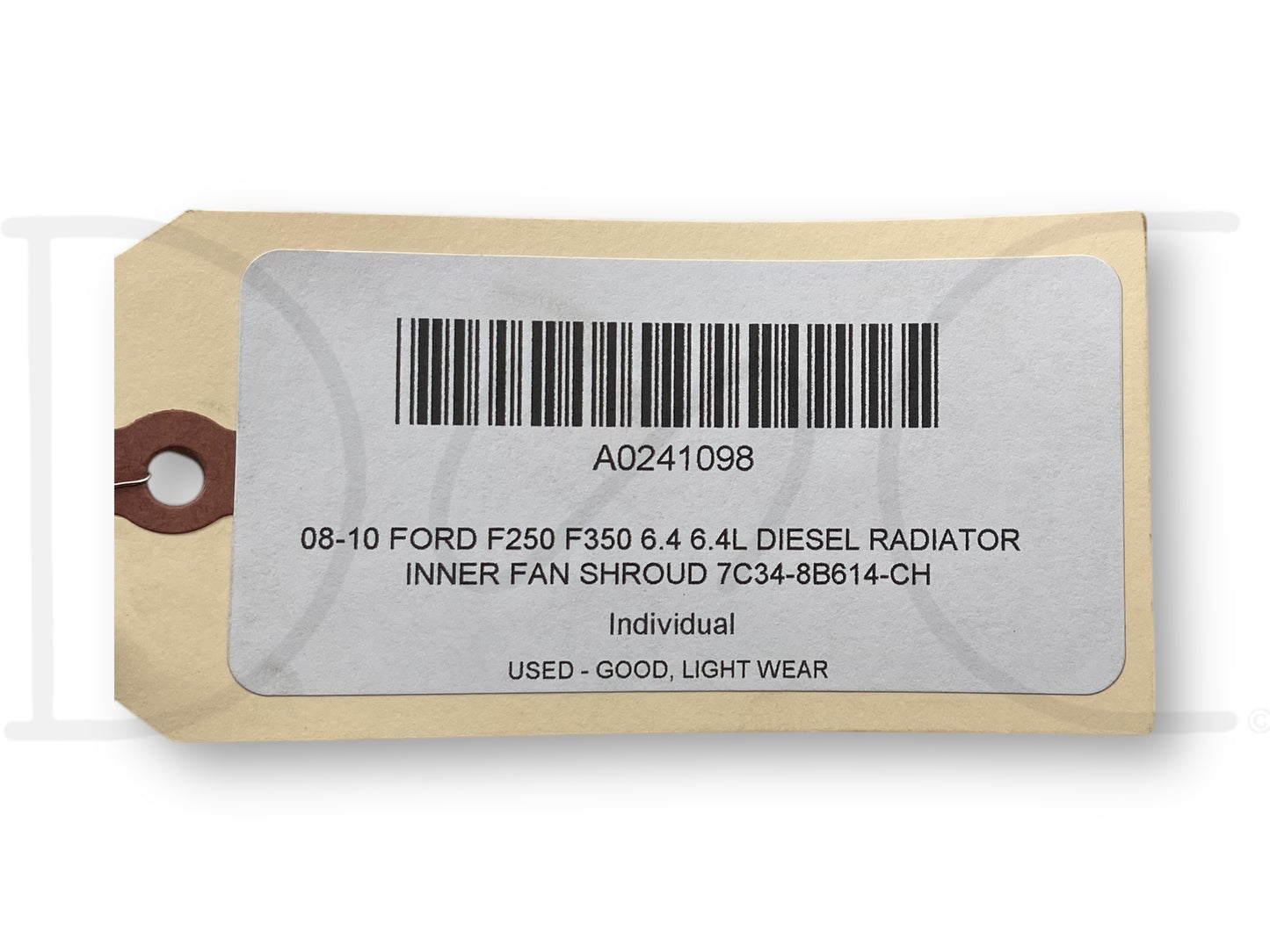 08-10 Ford F250 F350 6.4 6.4L Diesel Radiator Inner Fan Shroud 7C34-8B614-Ch