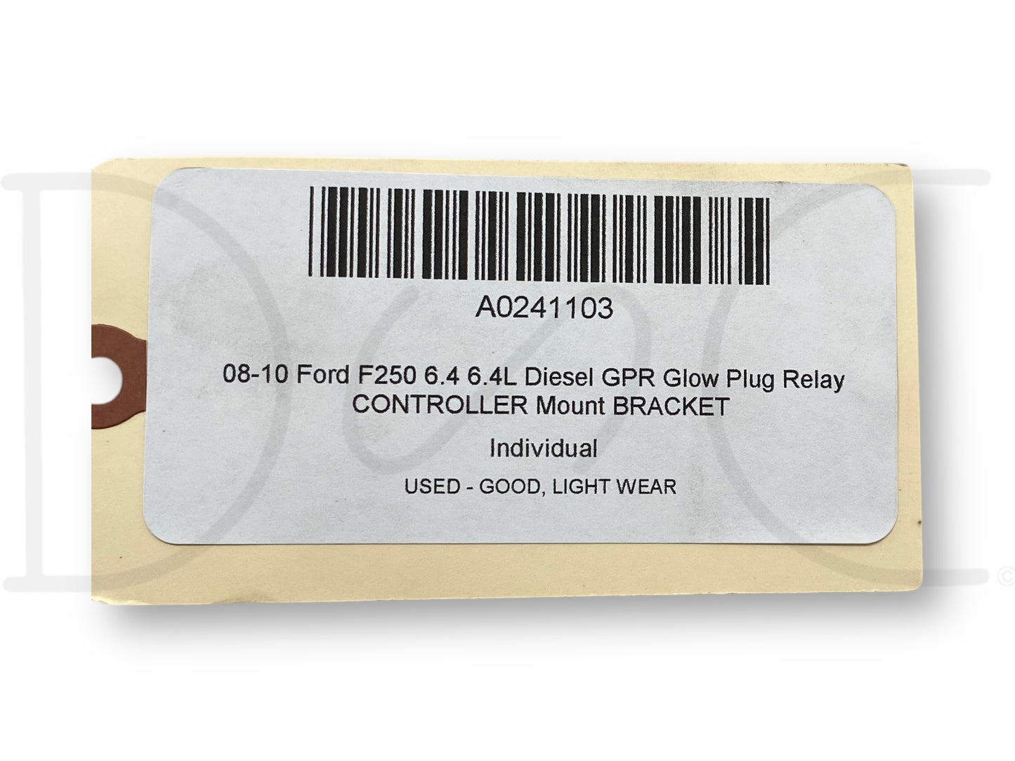 08-10 Ford F250 6.4 6.4L Diesel Gpr Glow Plug Relay Controller Mount Bracket