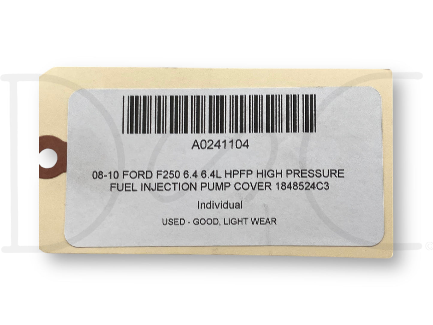 08-10 Ford F250 6.4 6.4L Hpfp High Pressure Fuel Injection Pump Cover 1848524C3