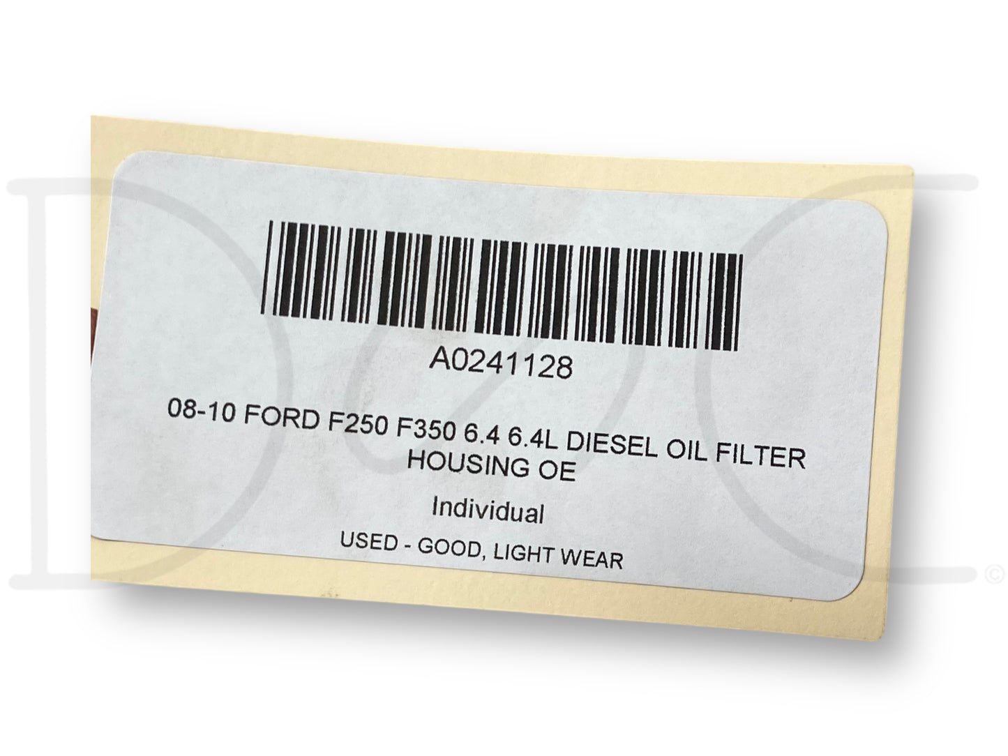 08-10 Ford F250 F350 6.4 6.4L Diesel Oil Filter Housing OE