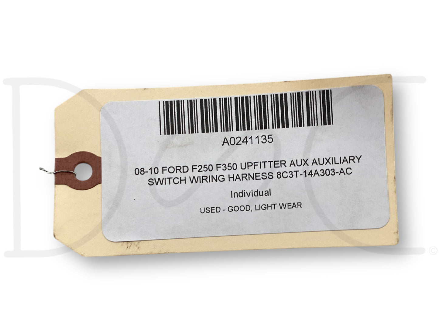 08-10 Ford F250 F350 Upfitter Aux Auxiliary Switch Wiring Harness 8C3T-14A303-AC