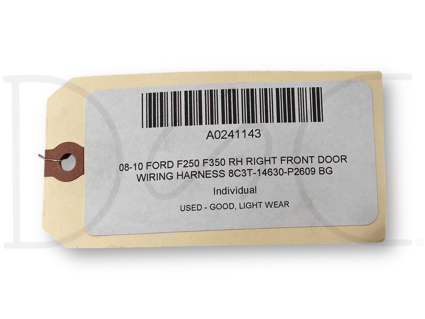 08-10 Ford F250 F350 RH Right Front Door Wiring Harness 8C3T-14630-P2609 Bg