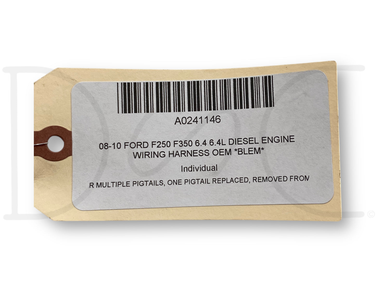 08-10 Ford F250 F350 6.4 6.4L Diesel Engine Wiring Harness OEM *Blem*