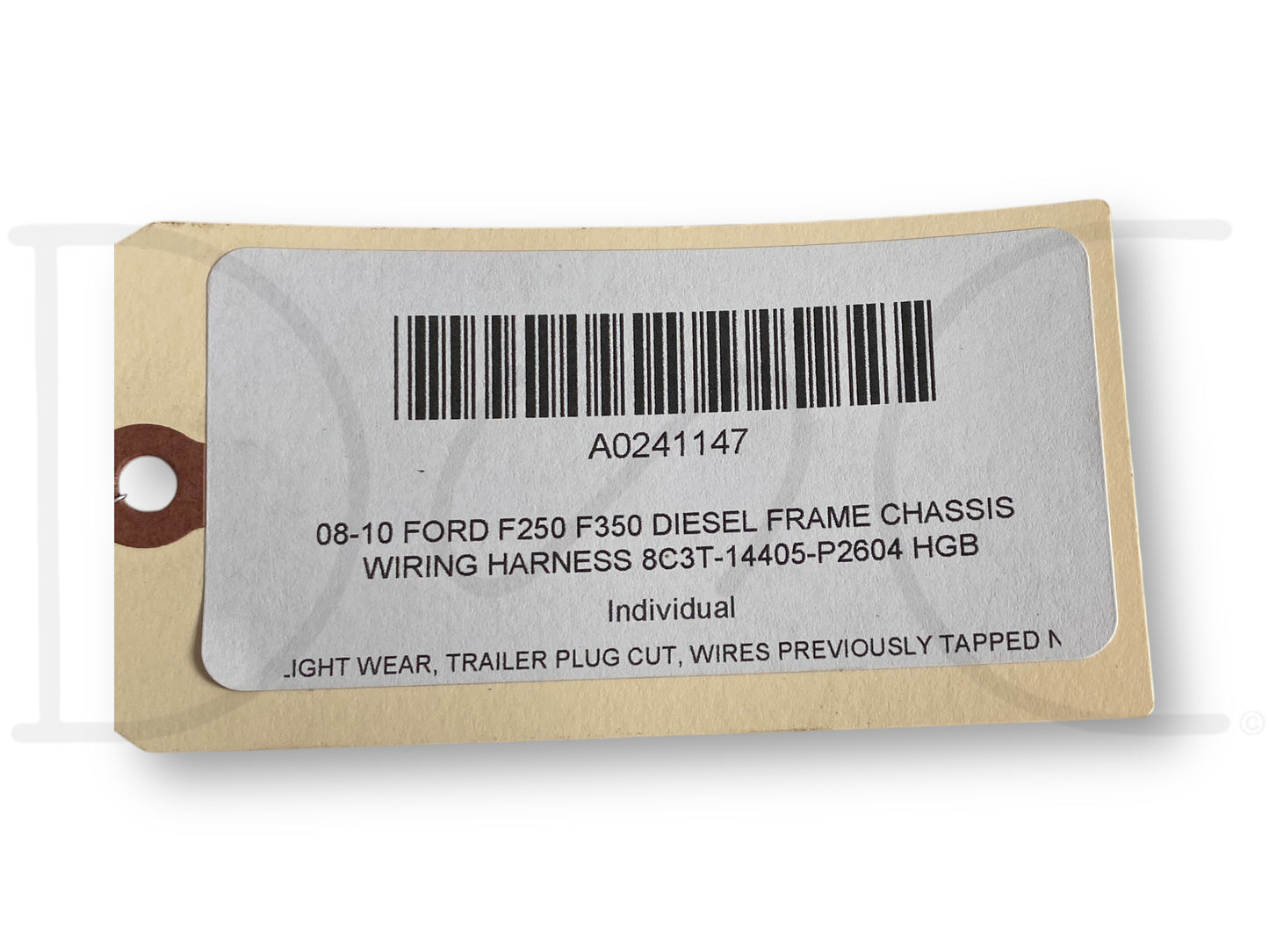 08-10 Ford F250 F350 Diesel Frame Chassis Wiring Harness 8C3T-14405-P2604 Hgb