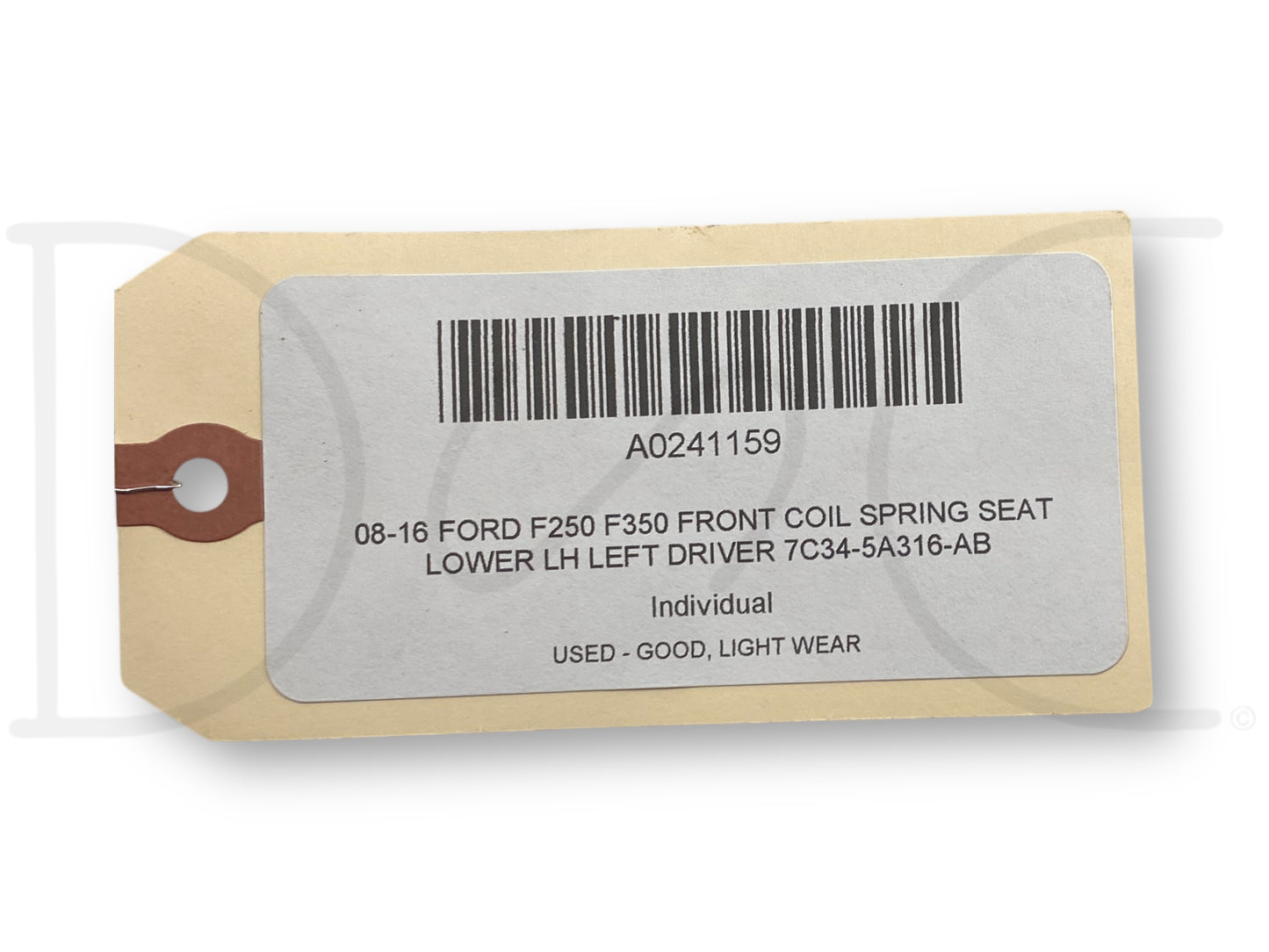 08-16 Ford F250 F350 Front Coil Spring Seat Lower LH Left Driver 7C34-5A316-AB