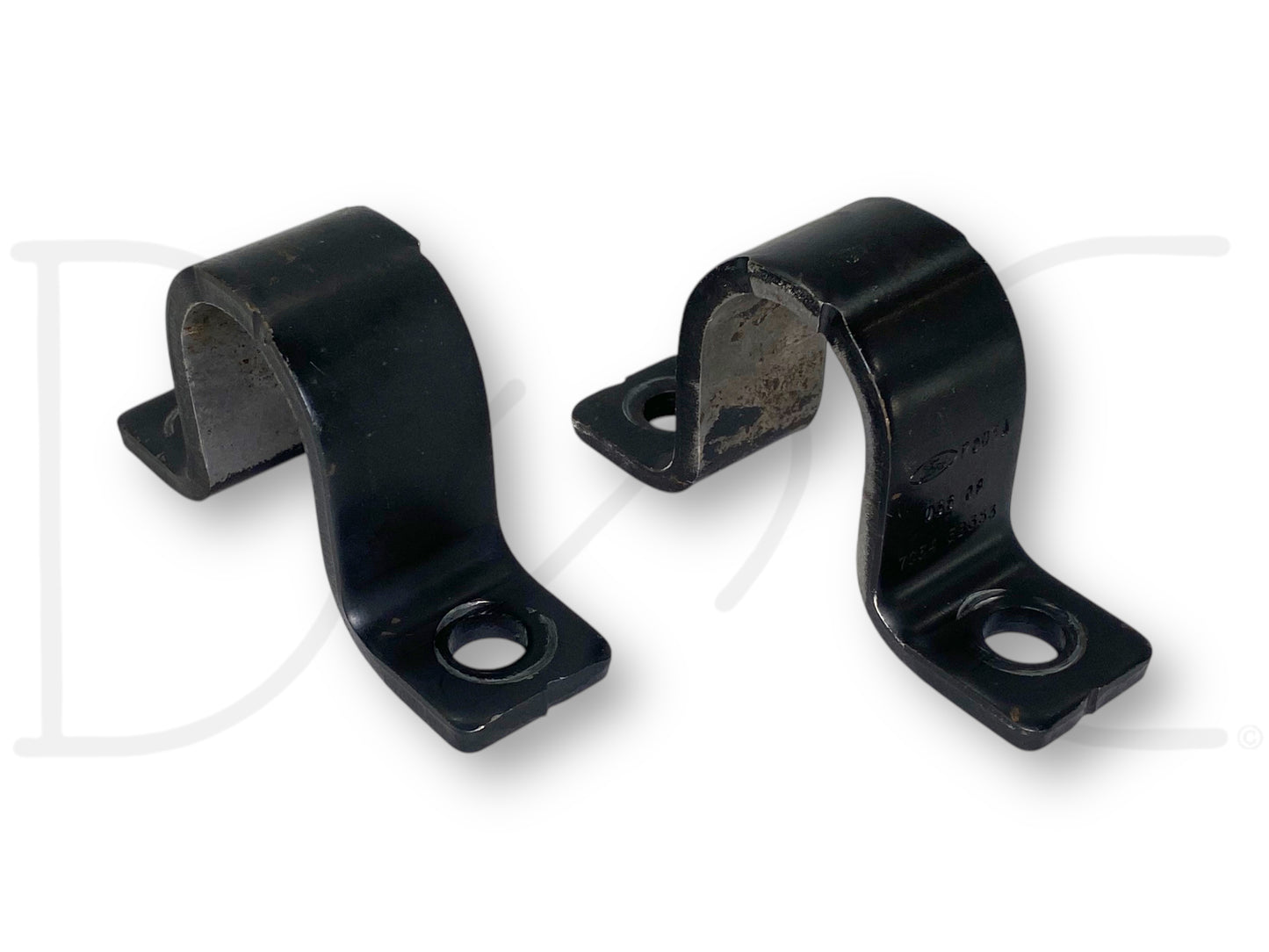 08-10 Ford F250 F350 Front Sway Bar Bushing Brackets Bracket Set OE 7C34-3B353