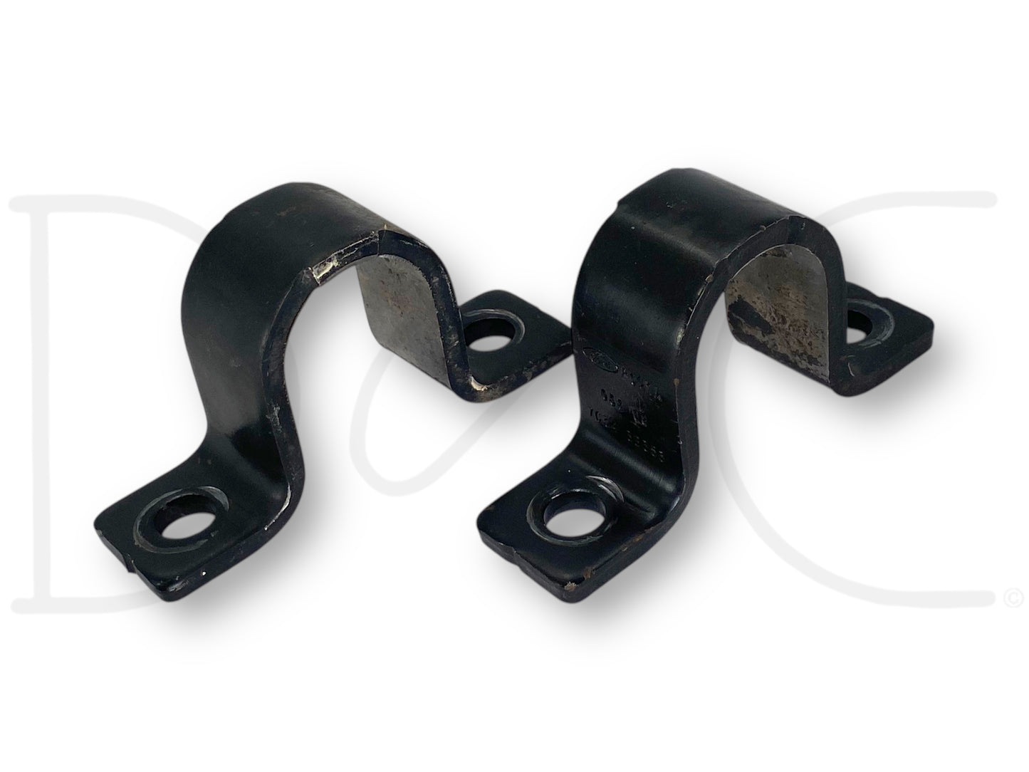 08-10 Ford F250 F350 Front Sway Bar Bushing Brackets Bracket Set OE 7C34-3B353