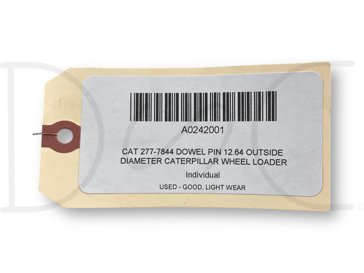 Cat 277-7844 Dowel Pin 12.64 Outside Diameter Caterpillar Wheel Loader