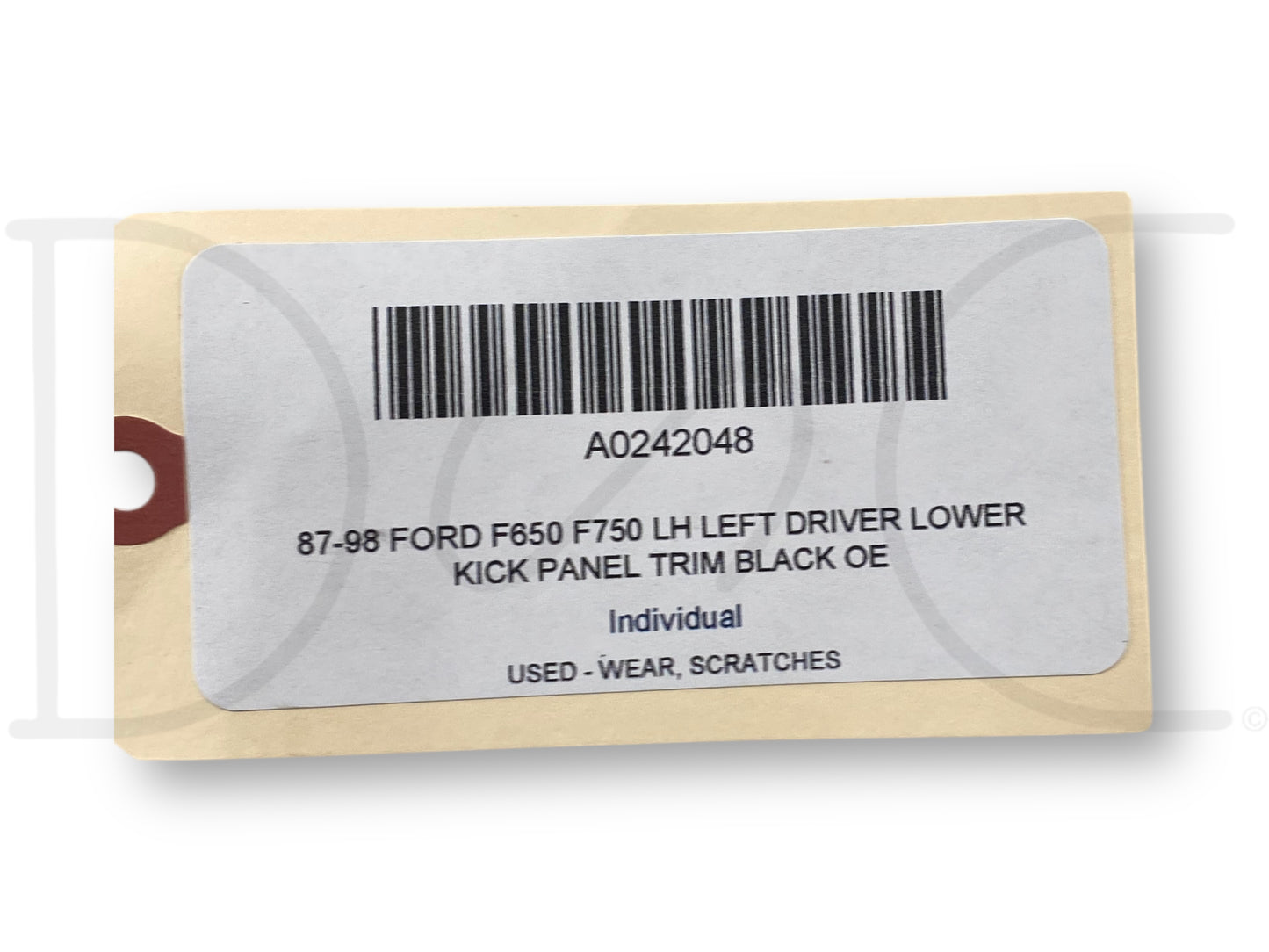 87-98 Ford F650 F750 LH Left Driver Lower Kick Panel Trim Black OE