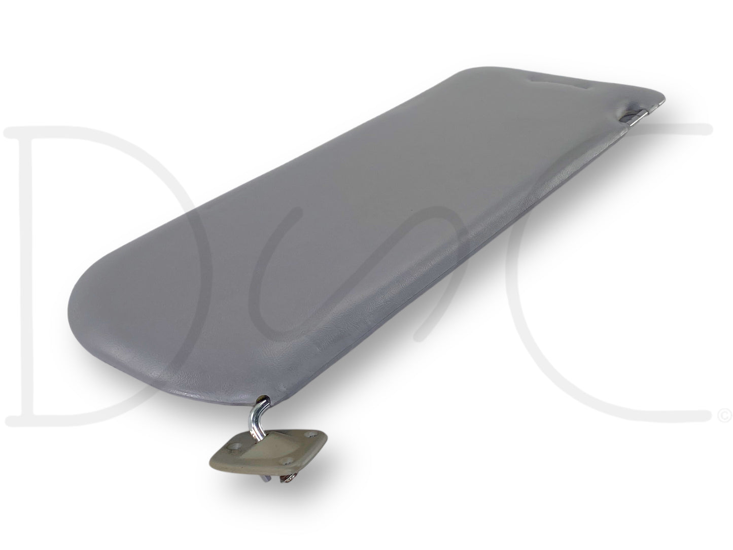 80-98 Ford F600 F650 F700 F750 RH Right Passenger Sun Visor Gray OEM *Blem*