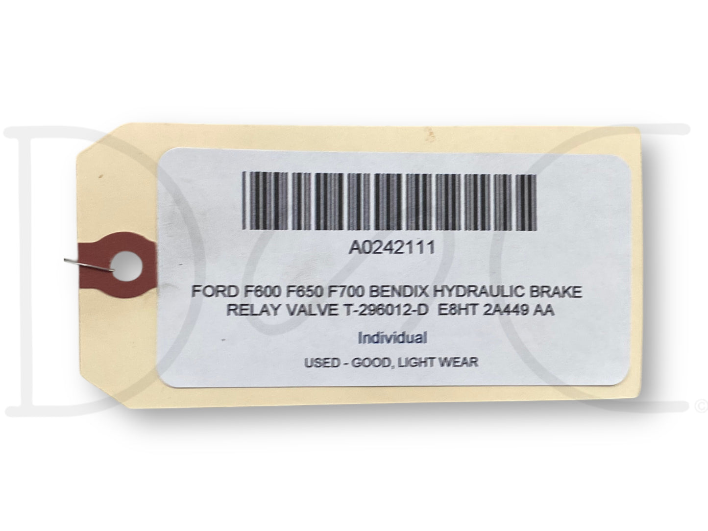 Ford F600 F650 F700 Bendix Hydraulic Brake Relay Valve T-296012-D E8Ht 2A449 Aa