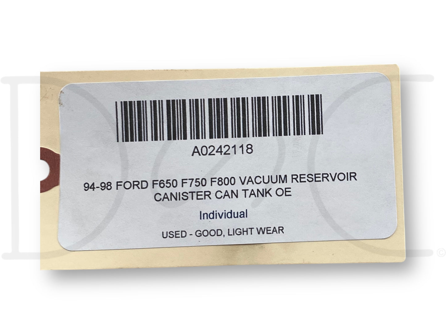 94-98 Ford F650 F750 F800 Vacuum Reservoir Canister Can Tank OE