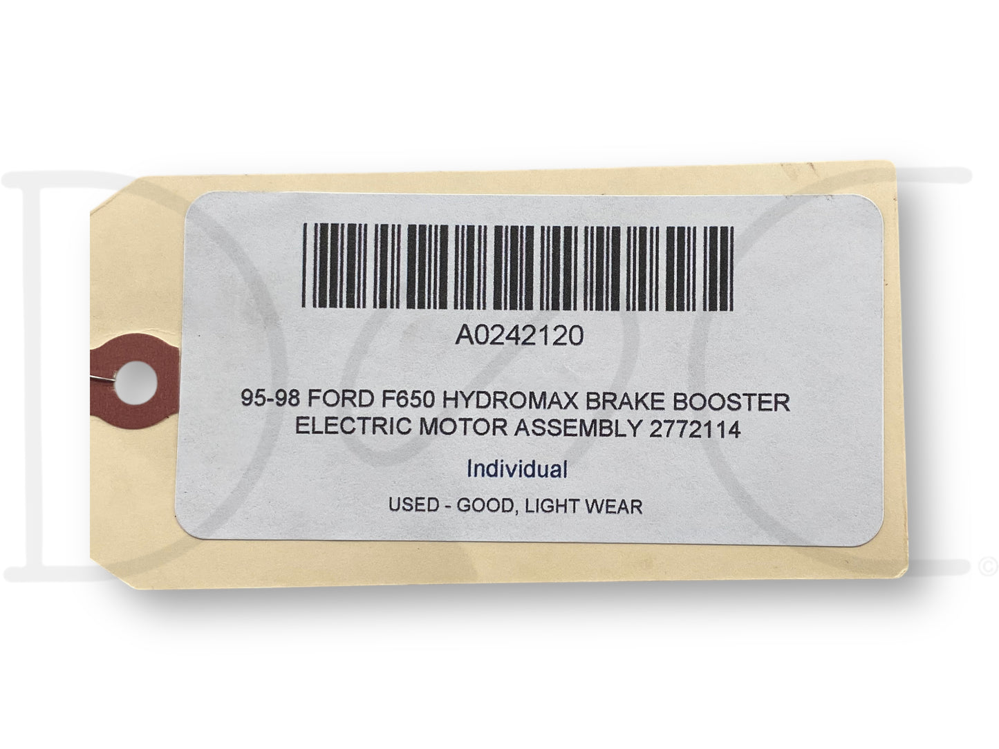 95-98 Ford F650 Hydromax Brake Booster Electric Motor Assembly 2772114