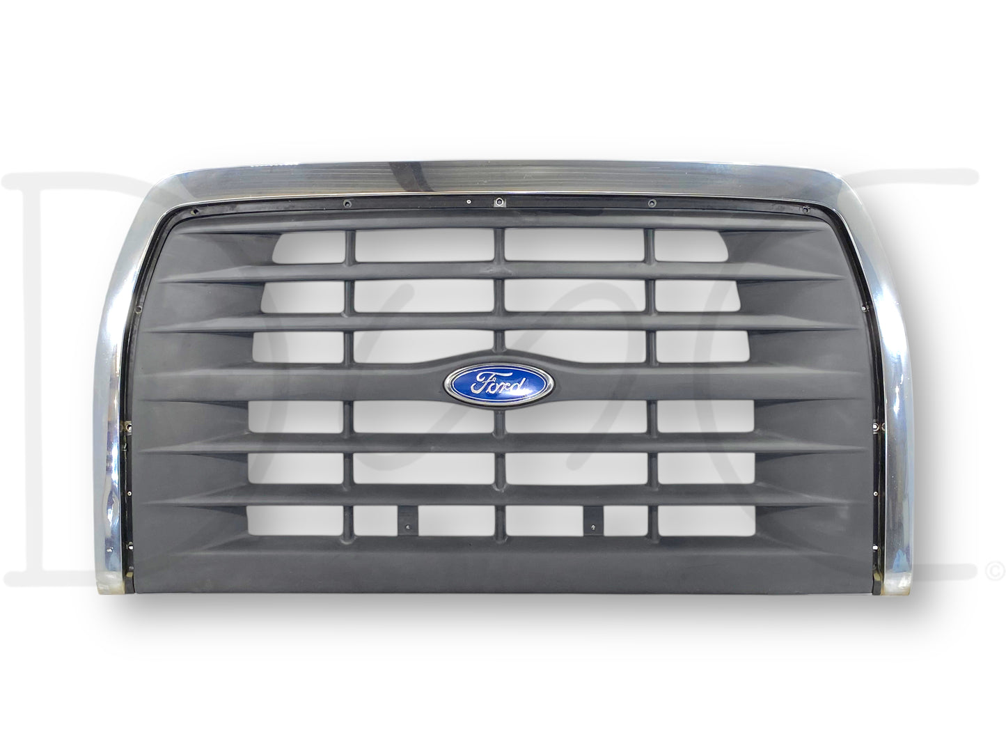 95-98 Ford F650 F750 F700 F800 Truck Front Grill Chrome Trim Gray Grille OEM