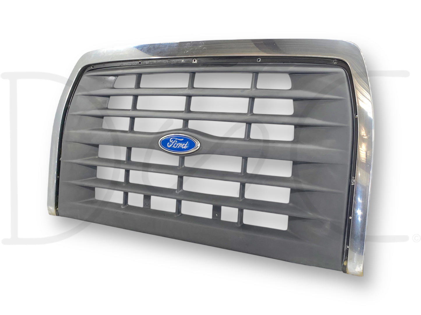 95-98 Ford F650 F750 F700 F800 Truck Front Grill Chrome Trim Gray Grille OEM