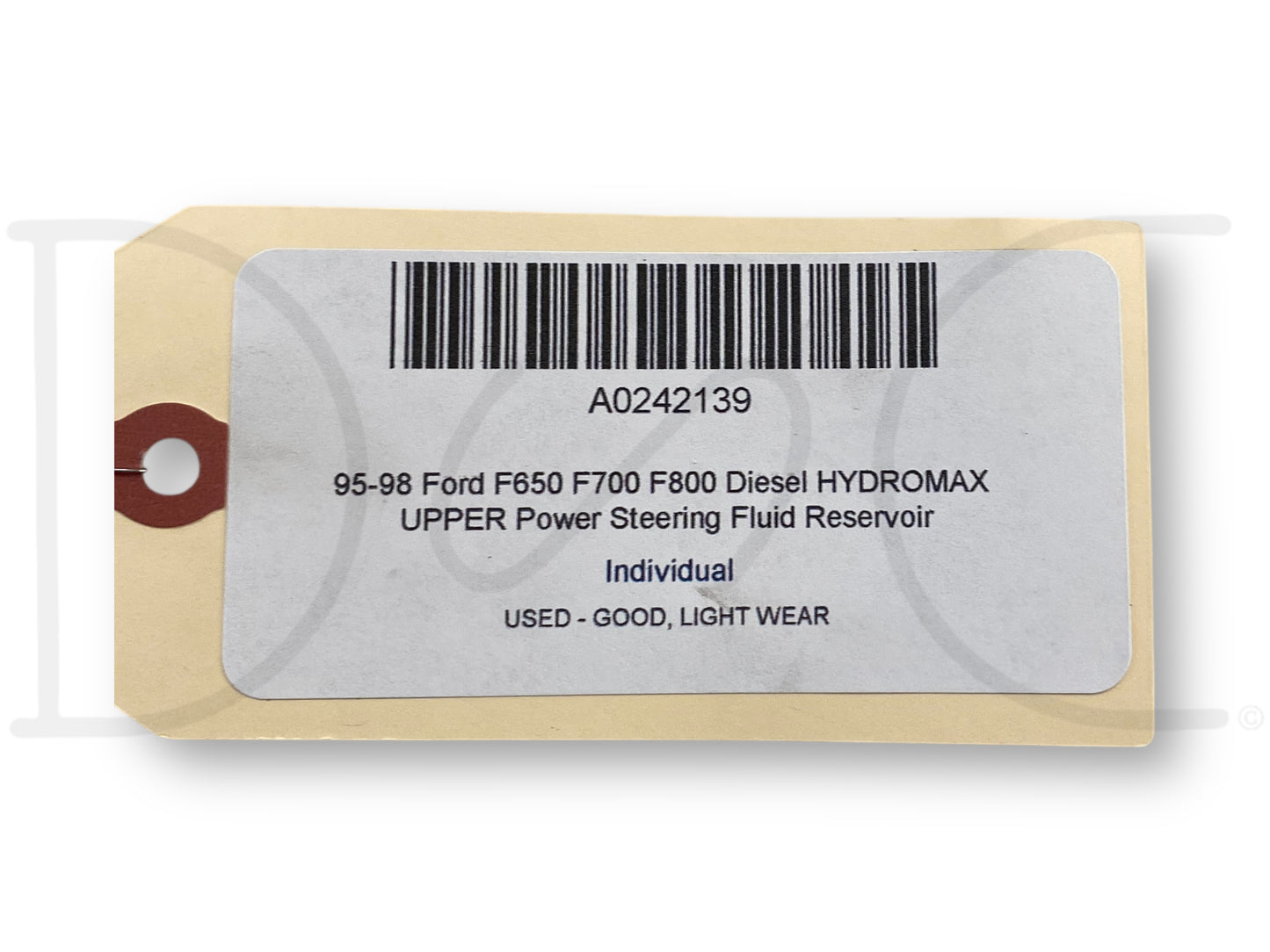 95-98 Ford F650 F700 F800 Diesel Hydromax Upper Power Steering Fluid Reservoir