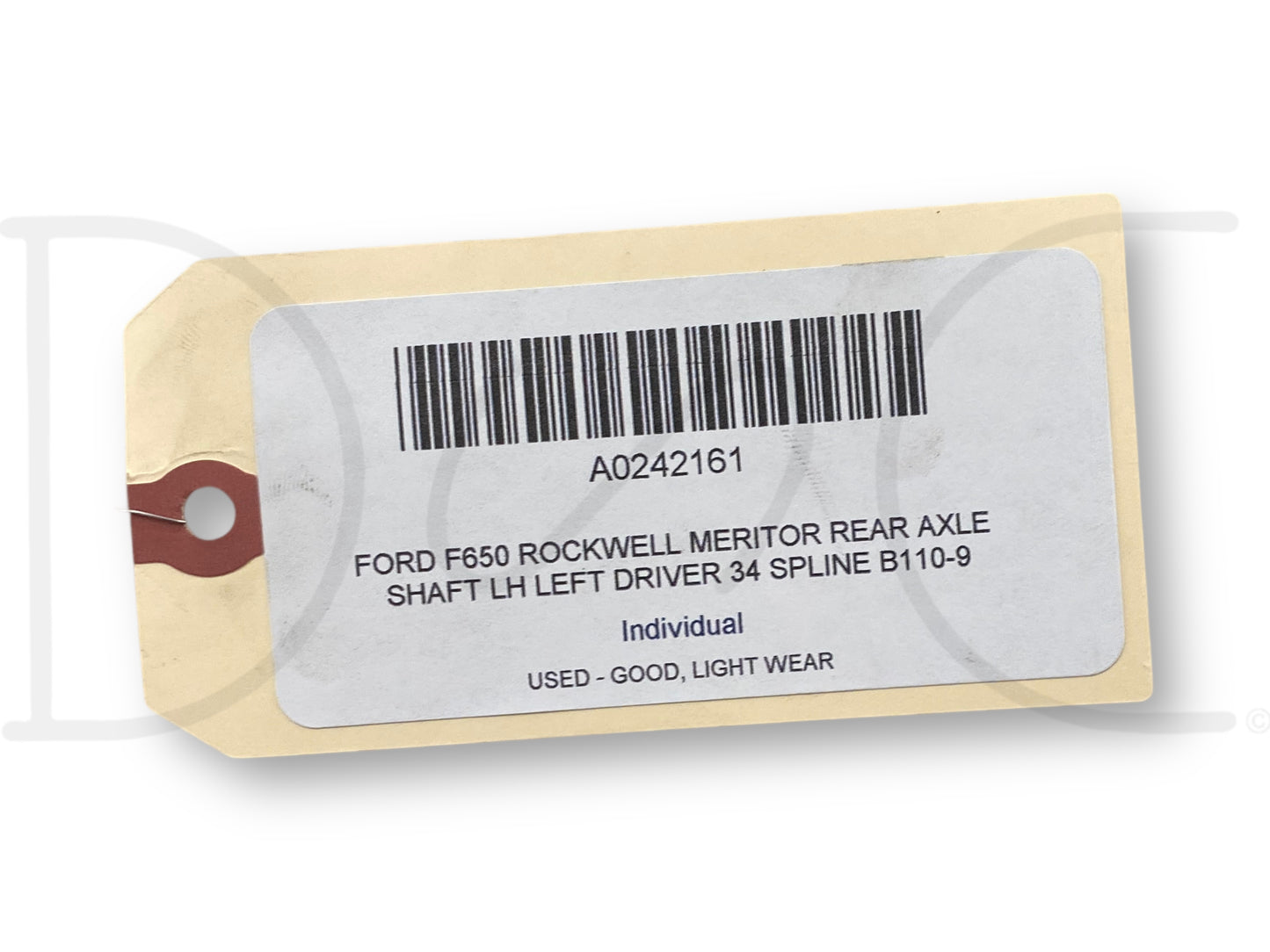 Ford F650 Rockwell Meritor Rear Axle Shaft LH Left Driver 34 Spline B110-9