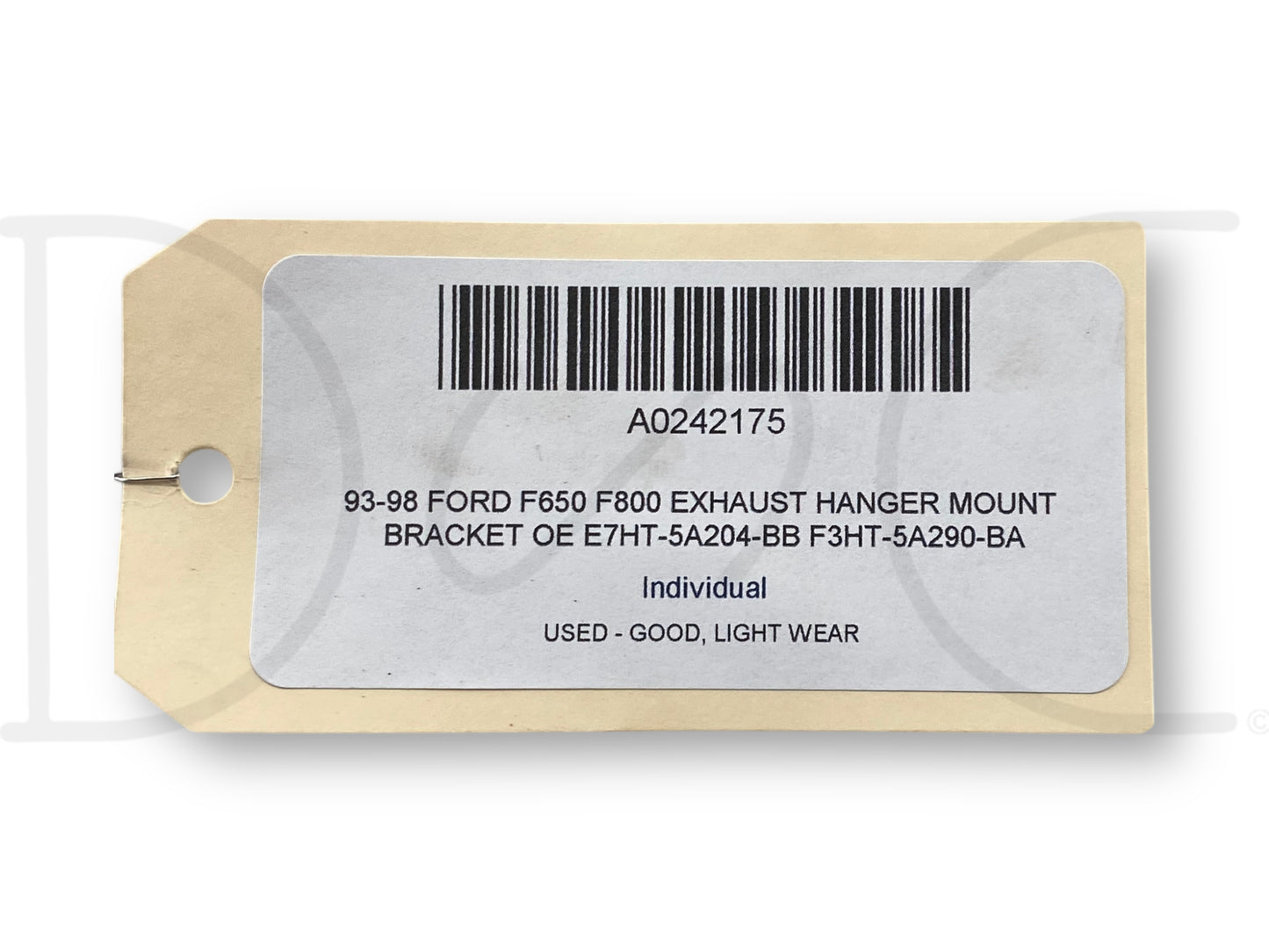 93-98 Ford F650 F800 Exhaust Hanger Mount Bracket OE E7Ht-5A204-Bb F3Ht-5A290-BA