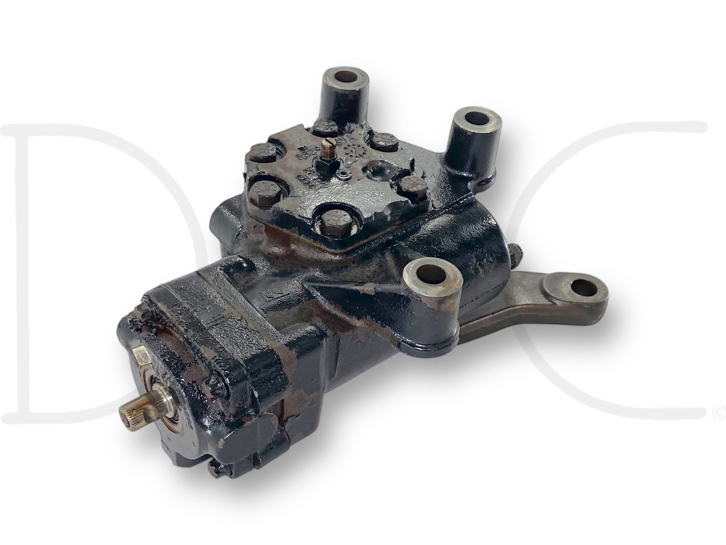 95-98 Ford F650 F800 Steering Gear Box W/ Pitman Arm 4648307 4872393 4942803